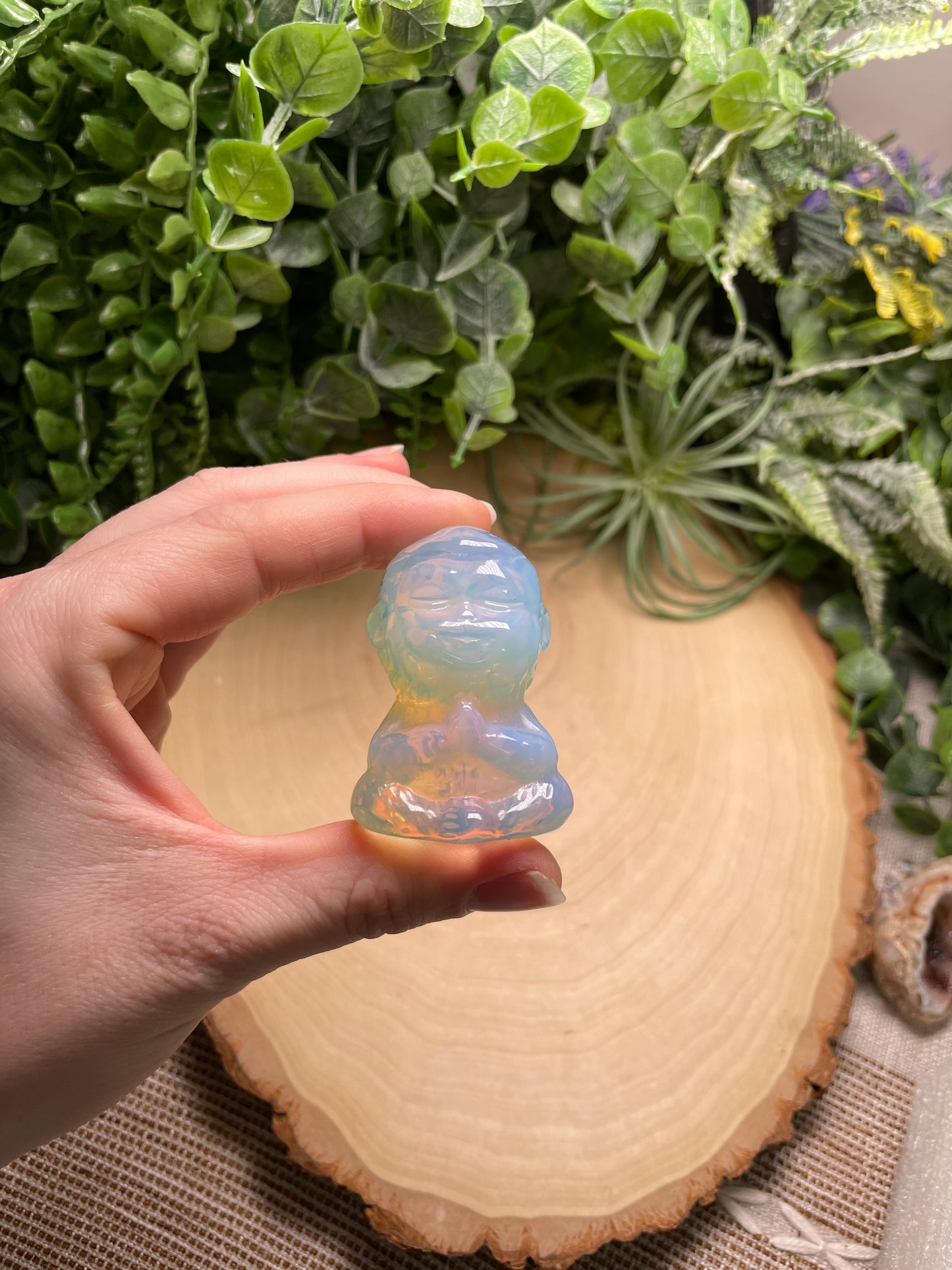 Crystal Buddha Monkey