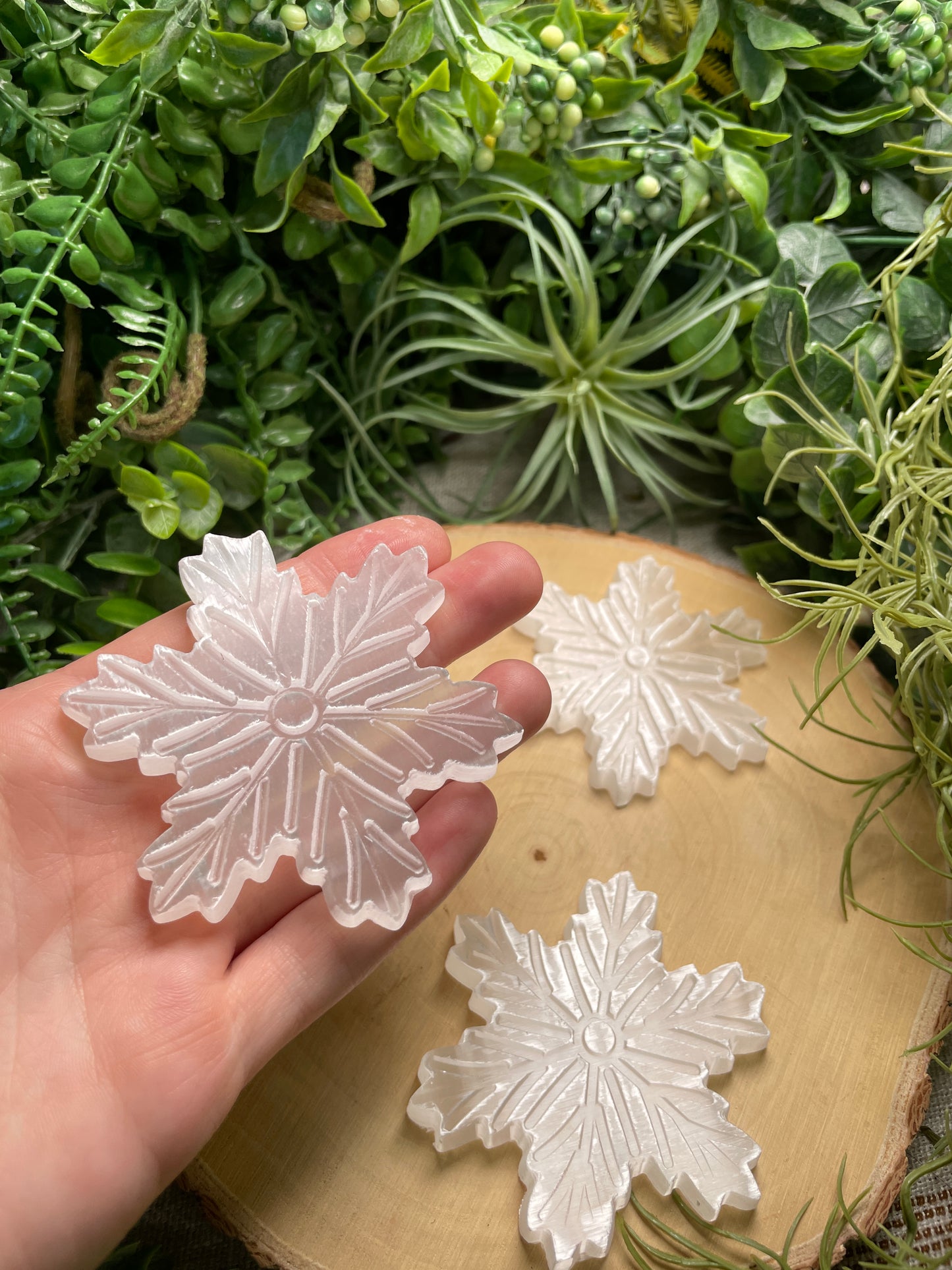 Selenite Snowflake