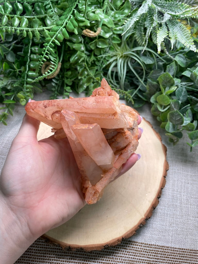 Hematoid Quartz Cluster