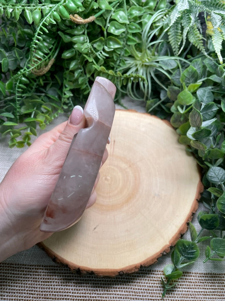 Fire Quartz Lung Shaped Dish