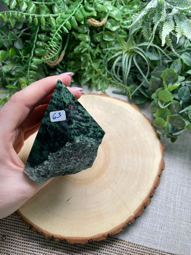 Ruby Zoisite Point