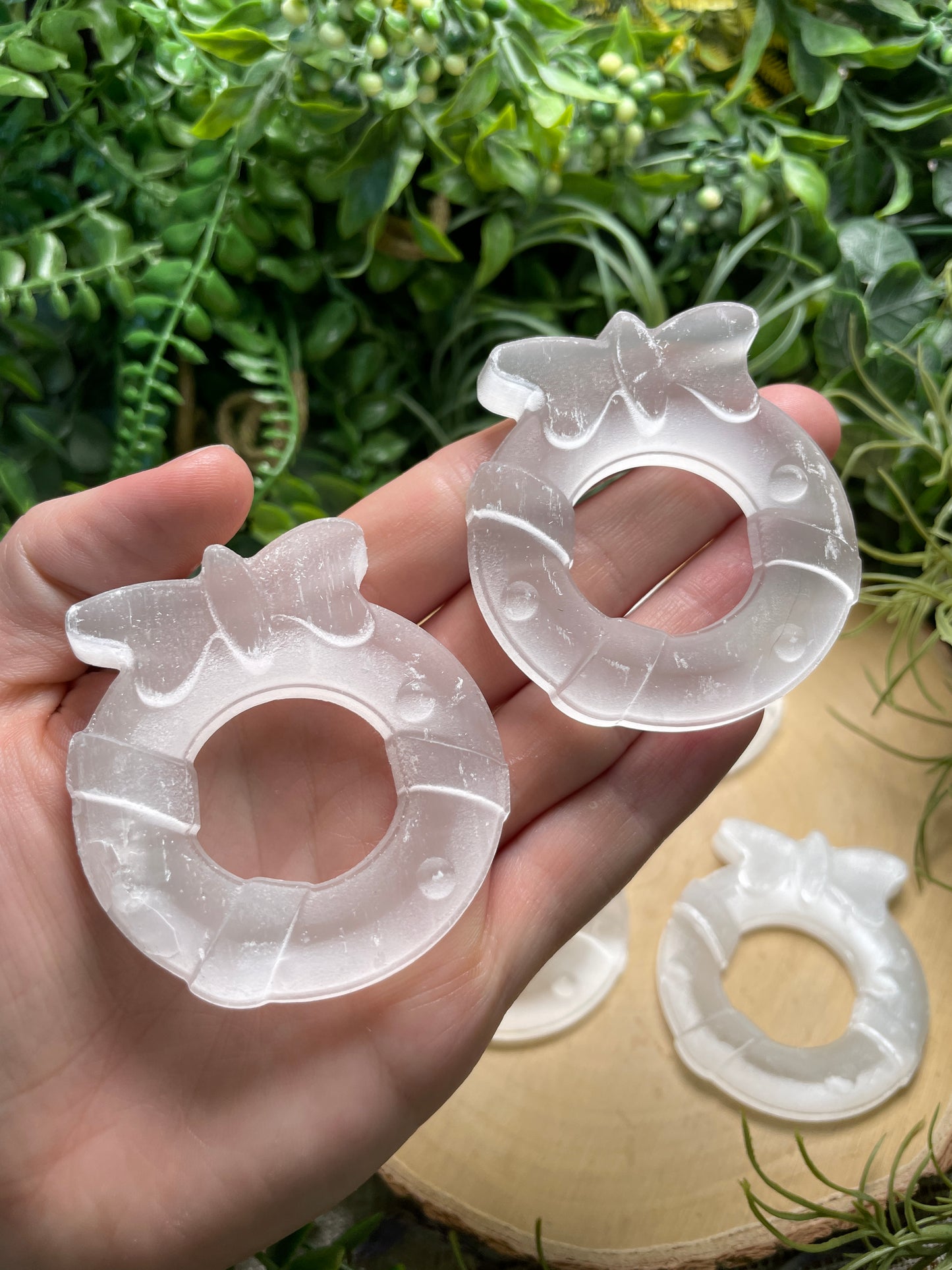 Selenite Wreath