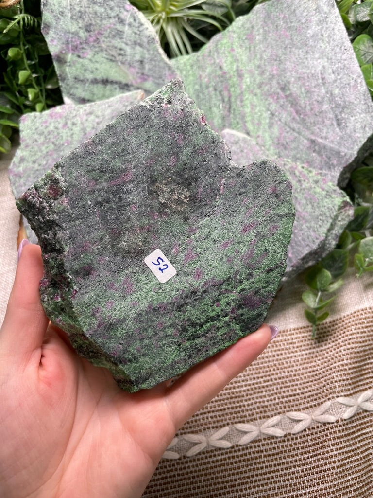 Ruby Zoisite Slab
