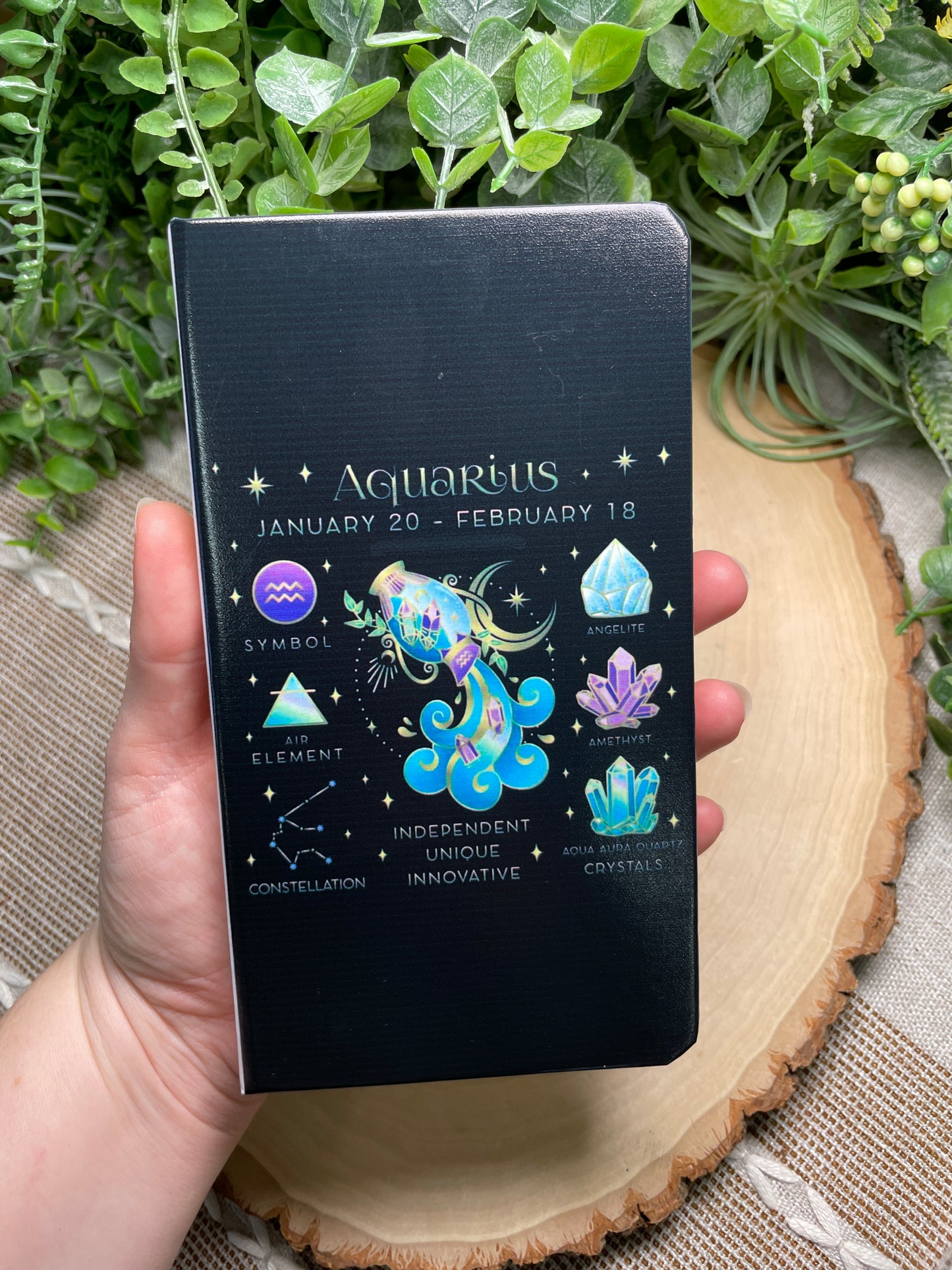 Zodiac Sign Notebook (all 12 signs available)