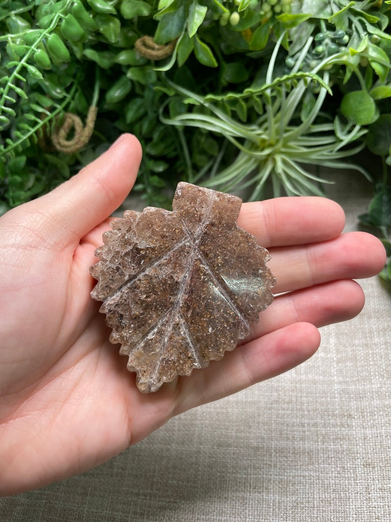 Strawberry Quartz Leaf