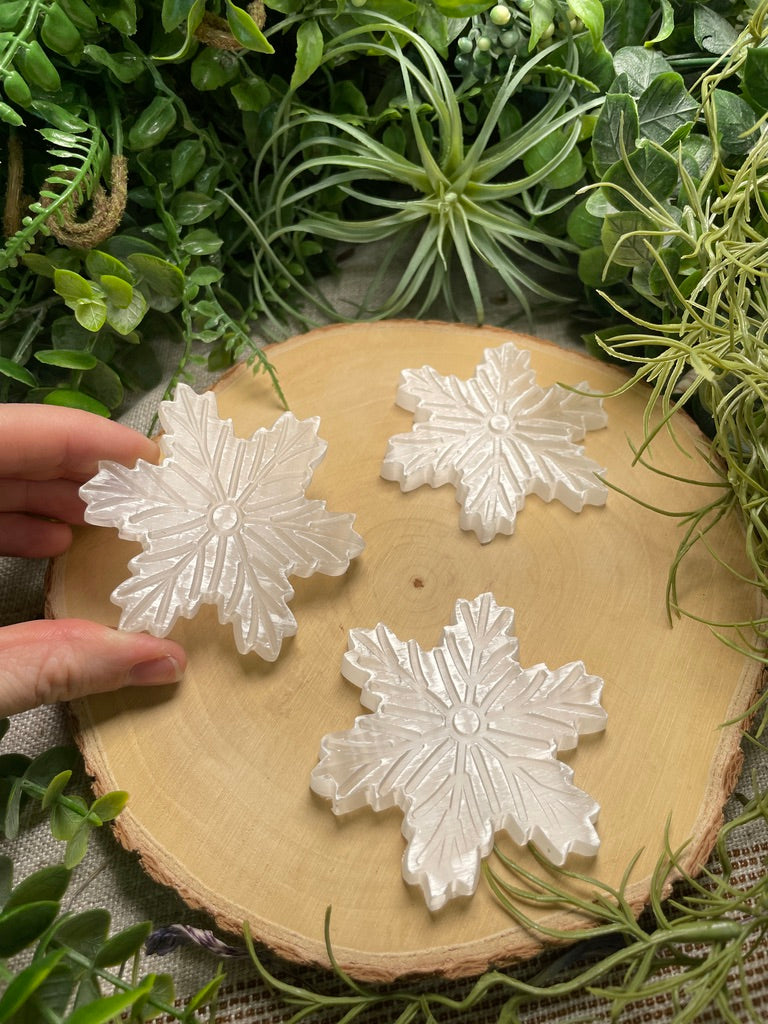 Selenite Snowflake