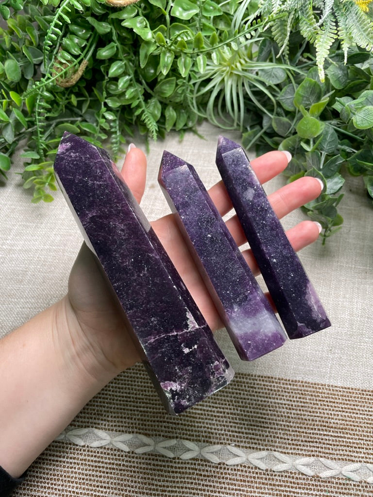 Lepidolite Tower