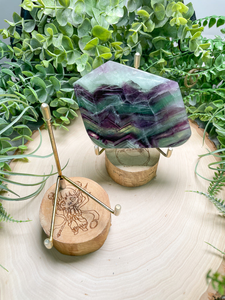 Wooden Slab/ Plate Stand