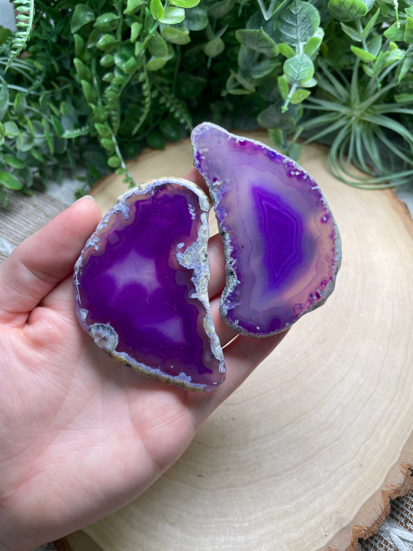 Dyed Agate Slice