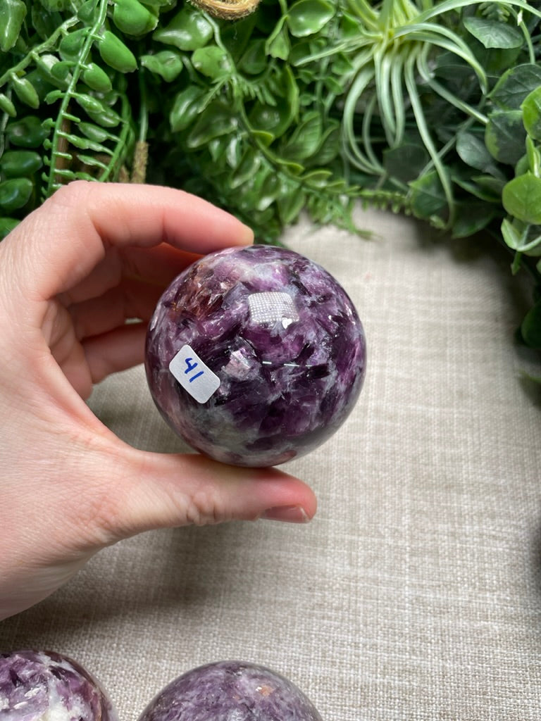 Purple Mica Sphere