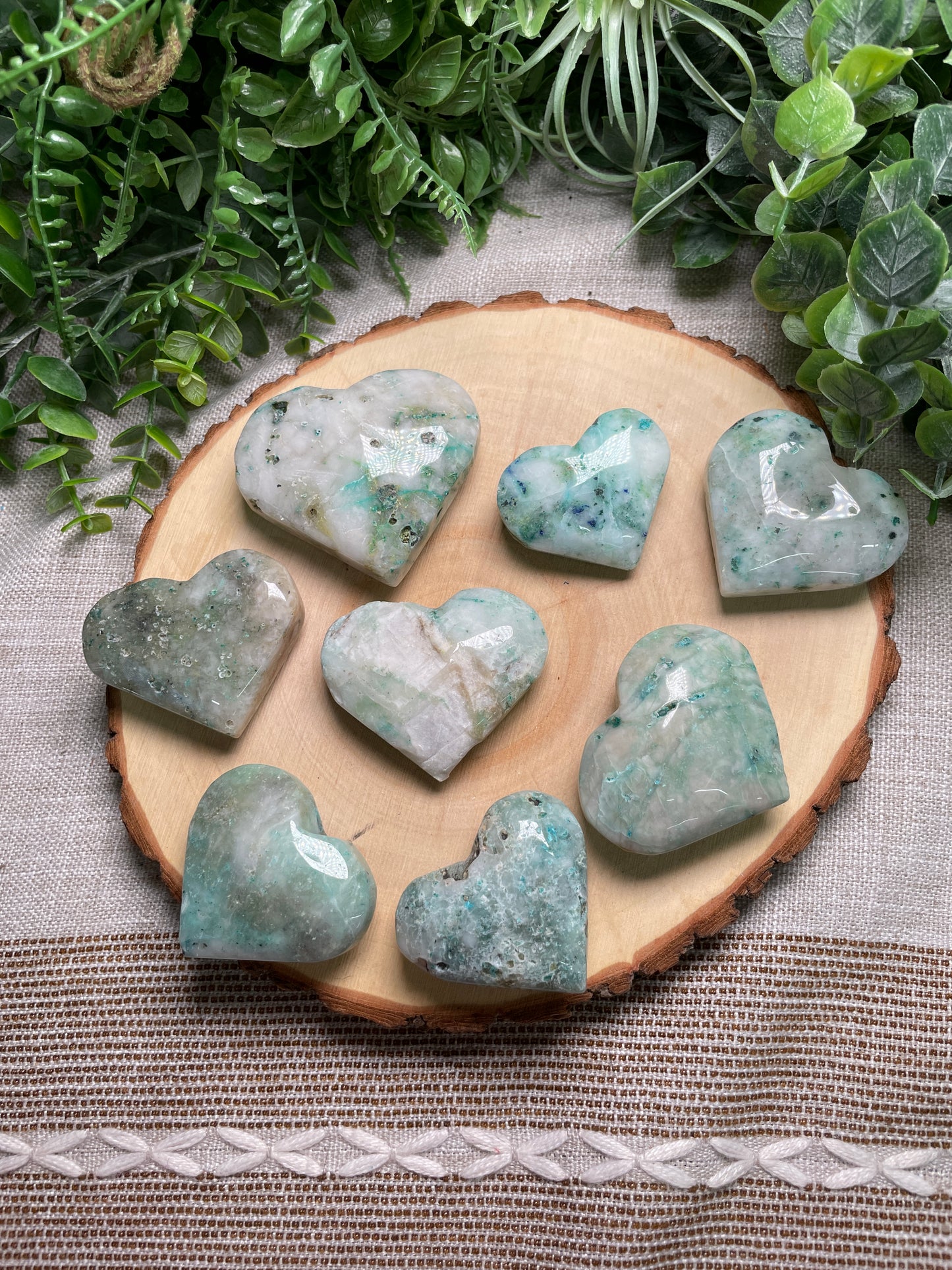 Chrysocolla Heart