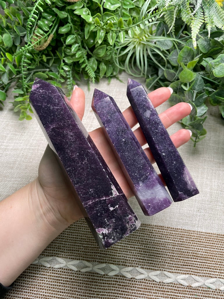 Lepidolite Tower