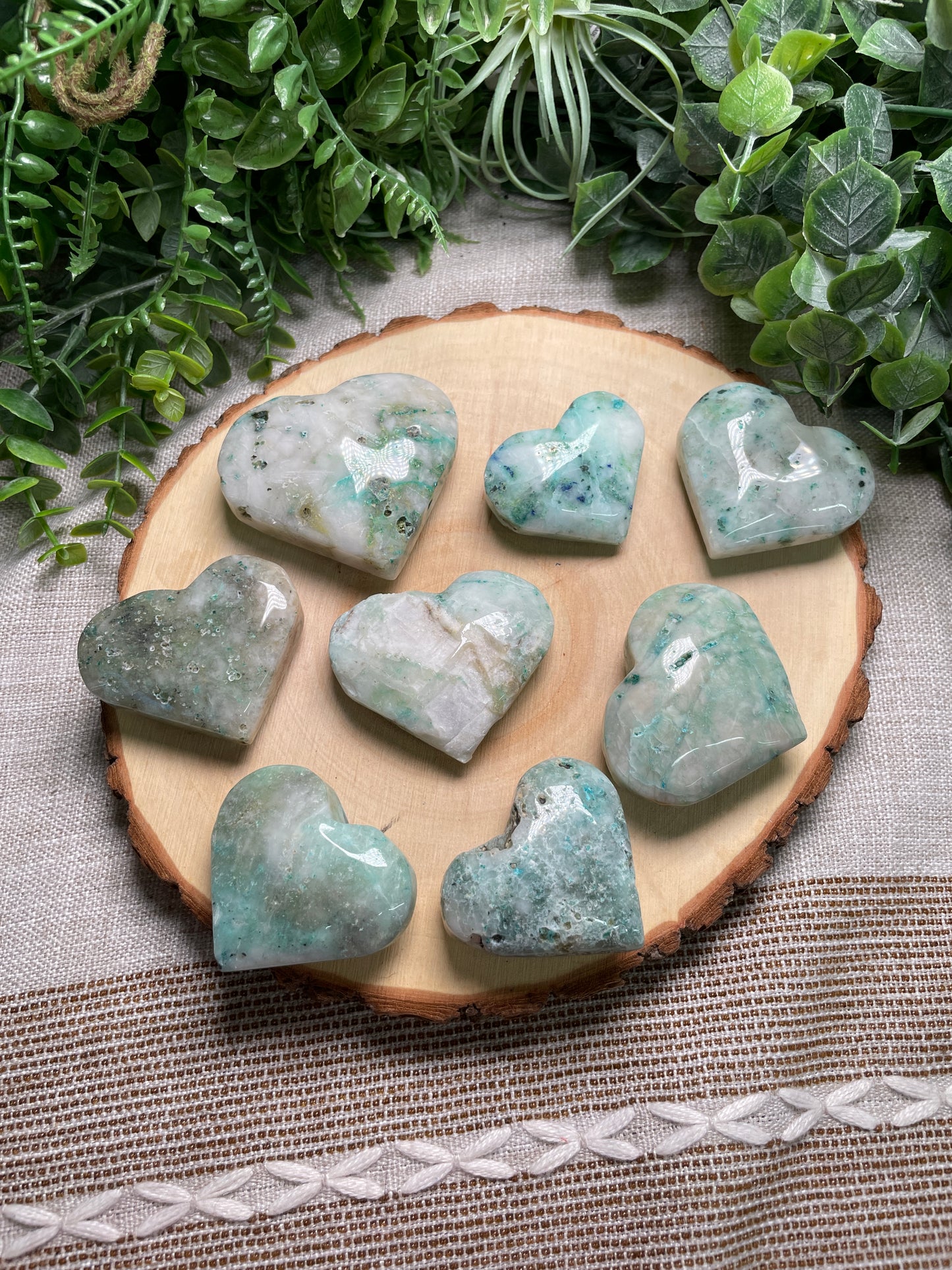Chrysocolla Heart