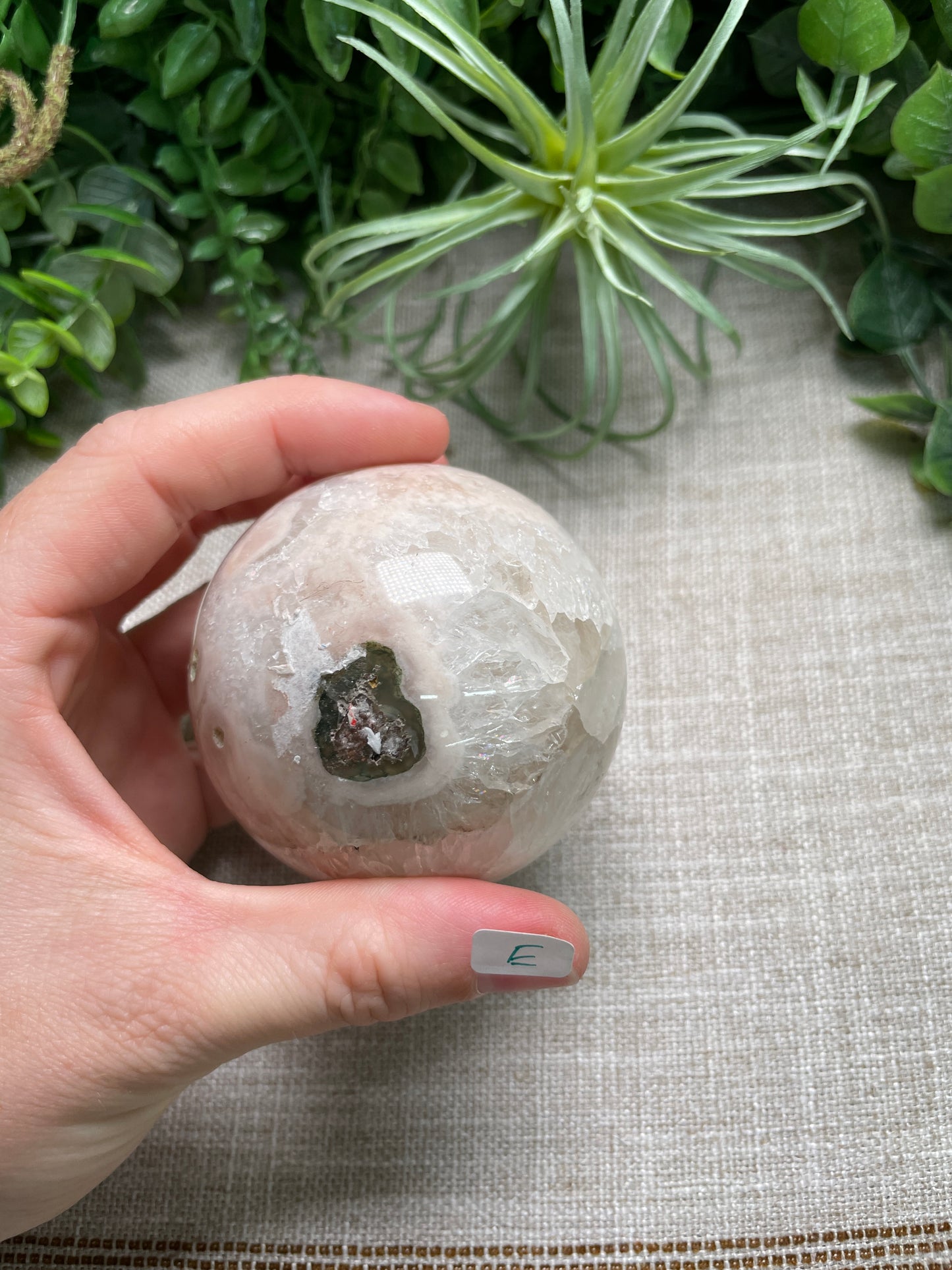 Flower Agate Mix Sphere