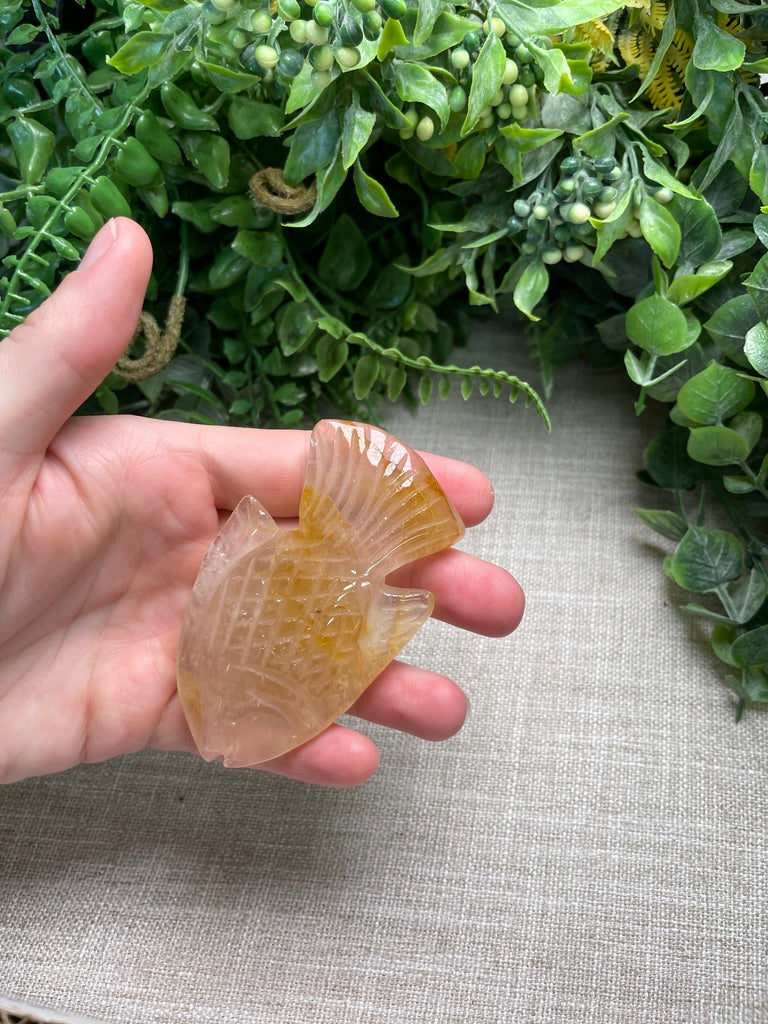 Golden Healer Quartz Fish