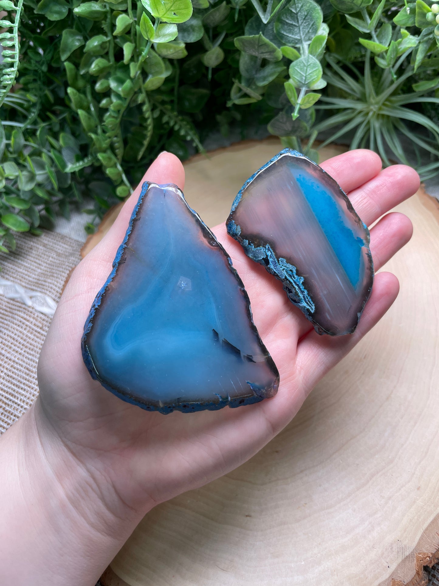 Dyed Agate Slice