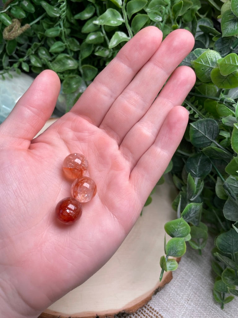 Fire Quartz Sphere