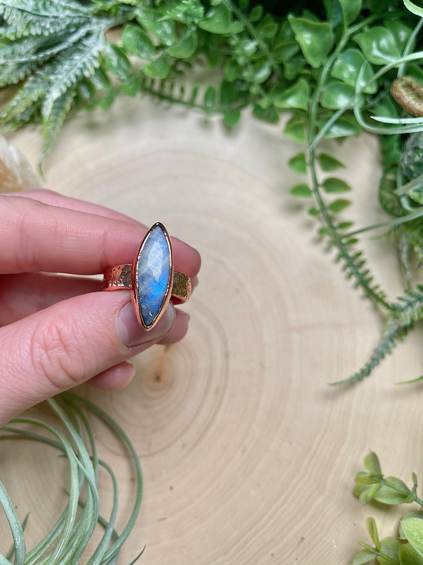 Moonstone Ring Size 6