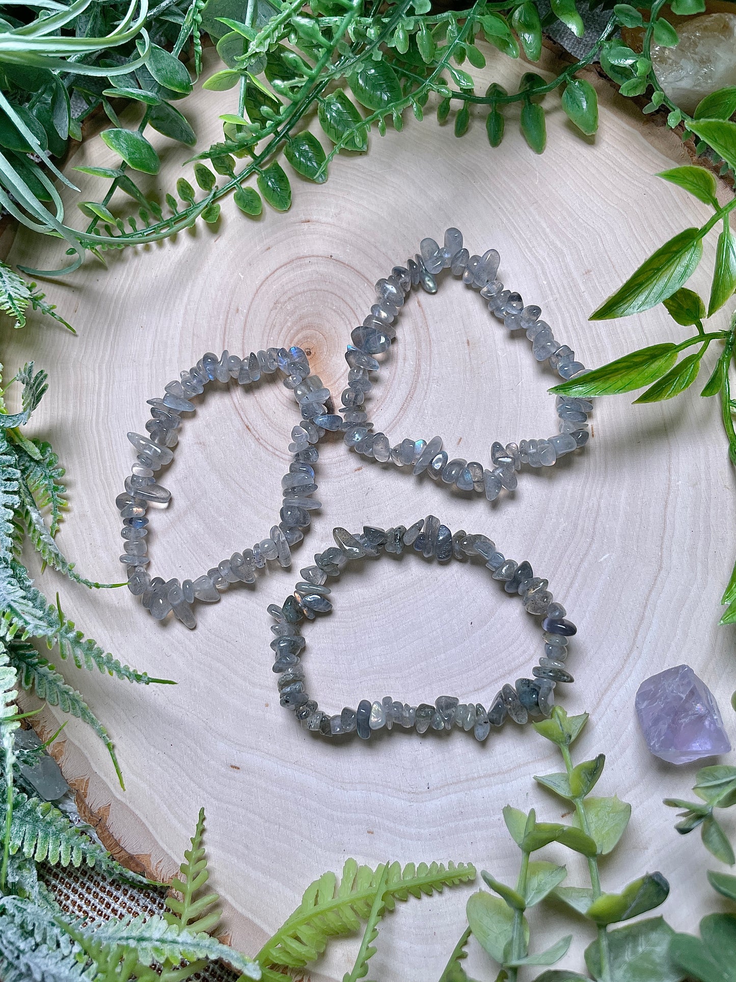 Labradorite Chip Bracelet