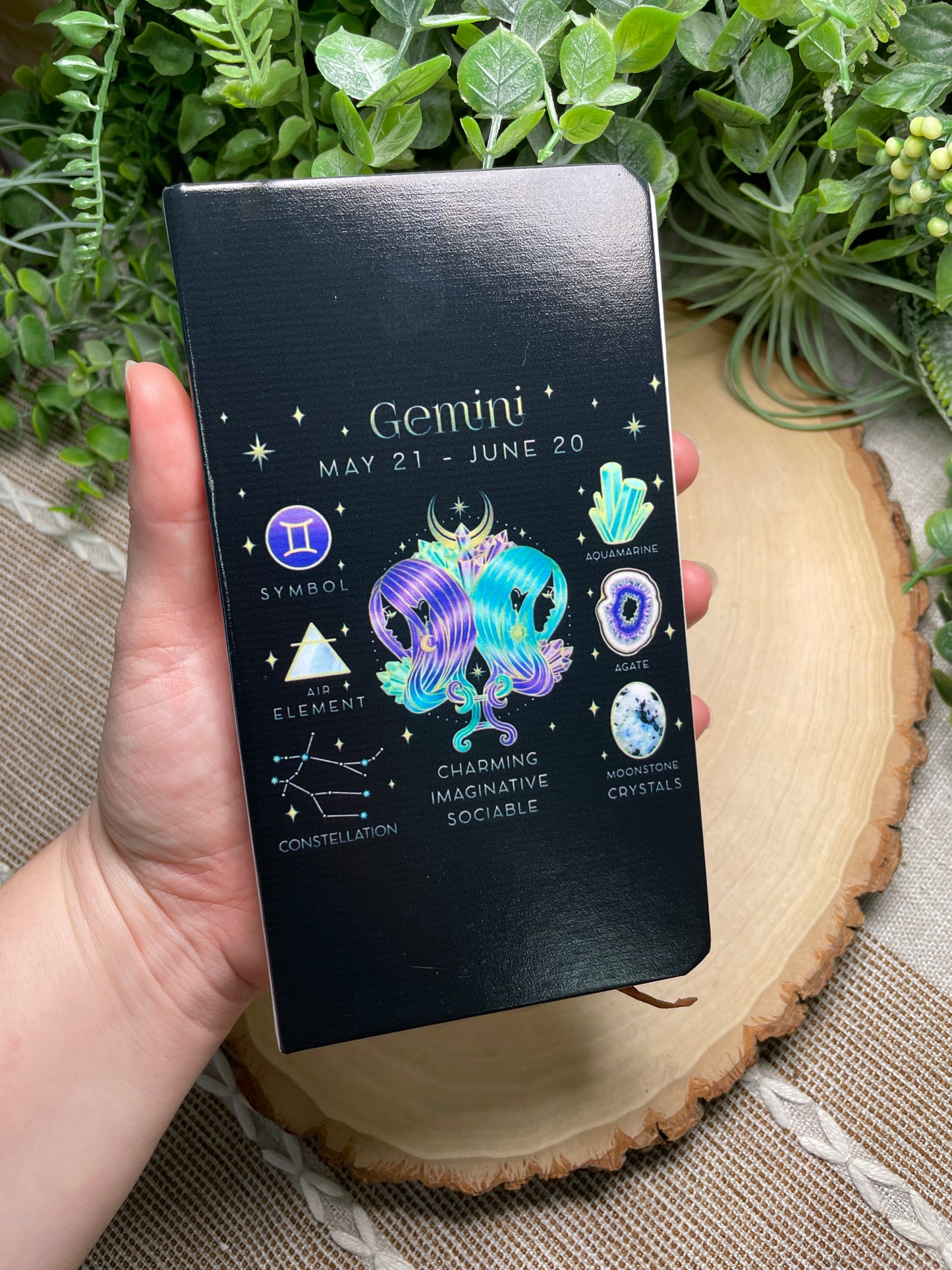 Zodiac Sign Notebook (all 12 signs available)