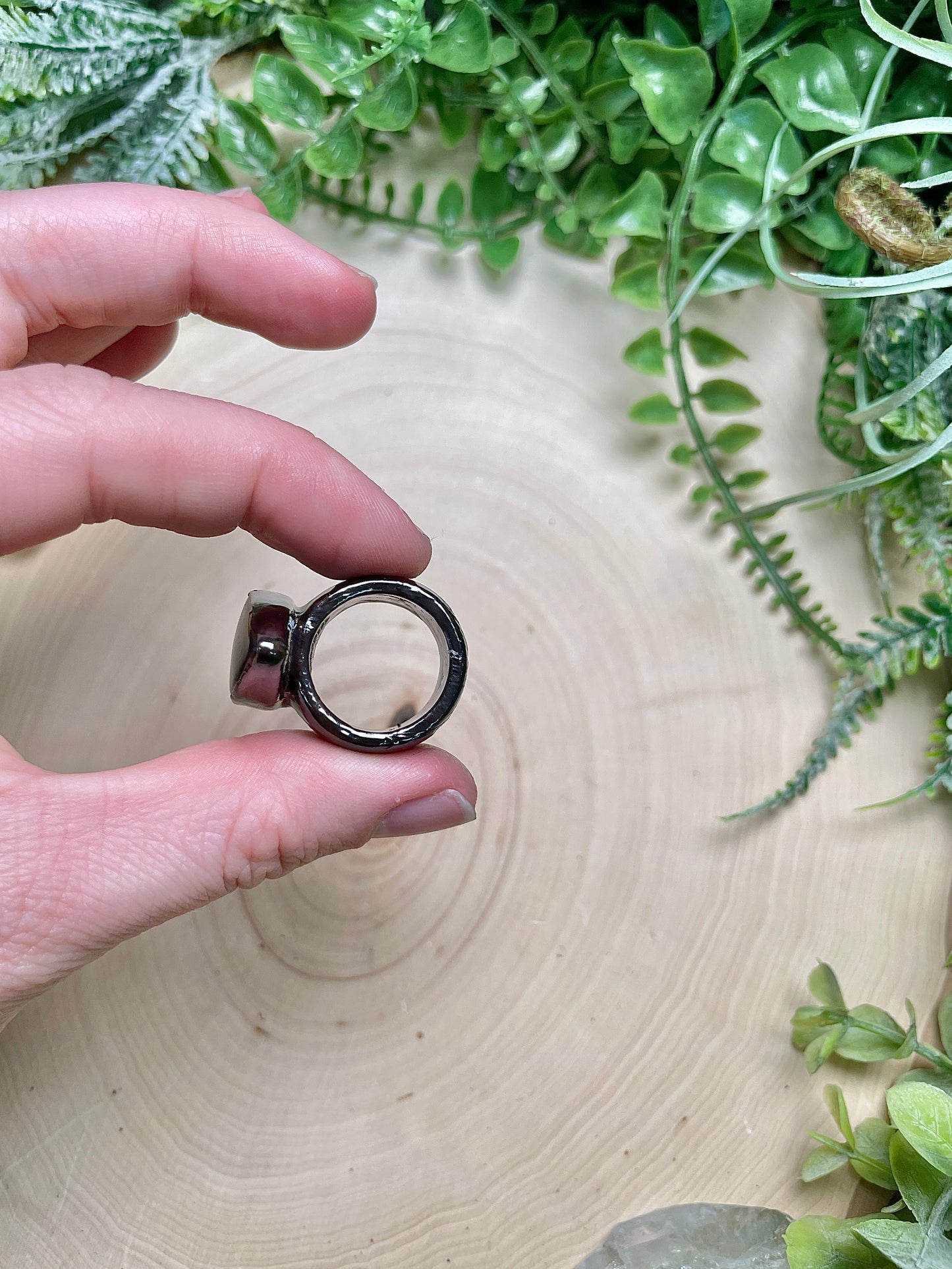 Labradorite "Jerk" Ring Size 6