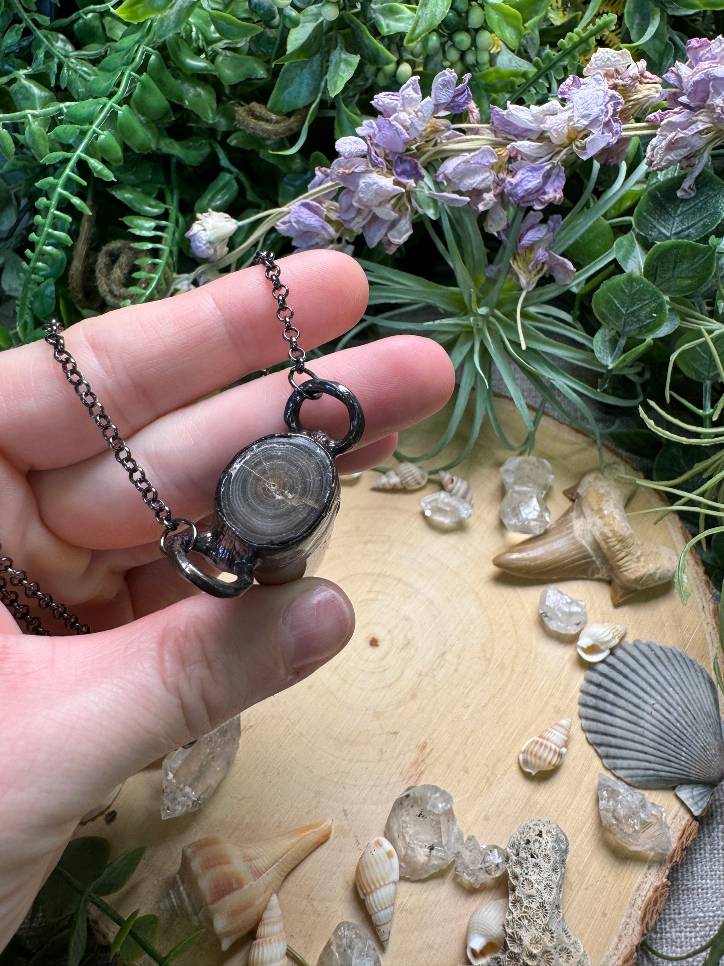 Fossilized Squid Necklace