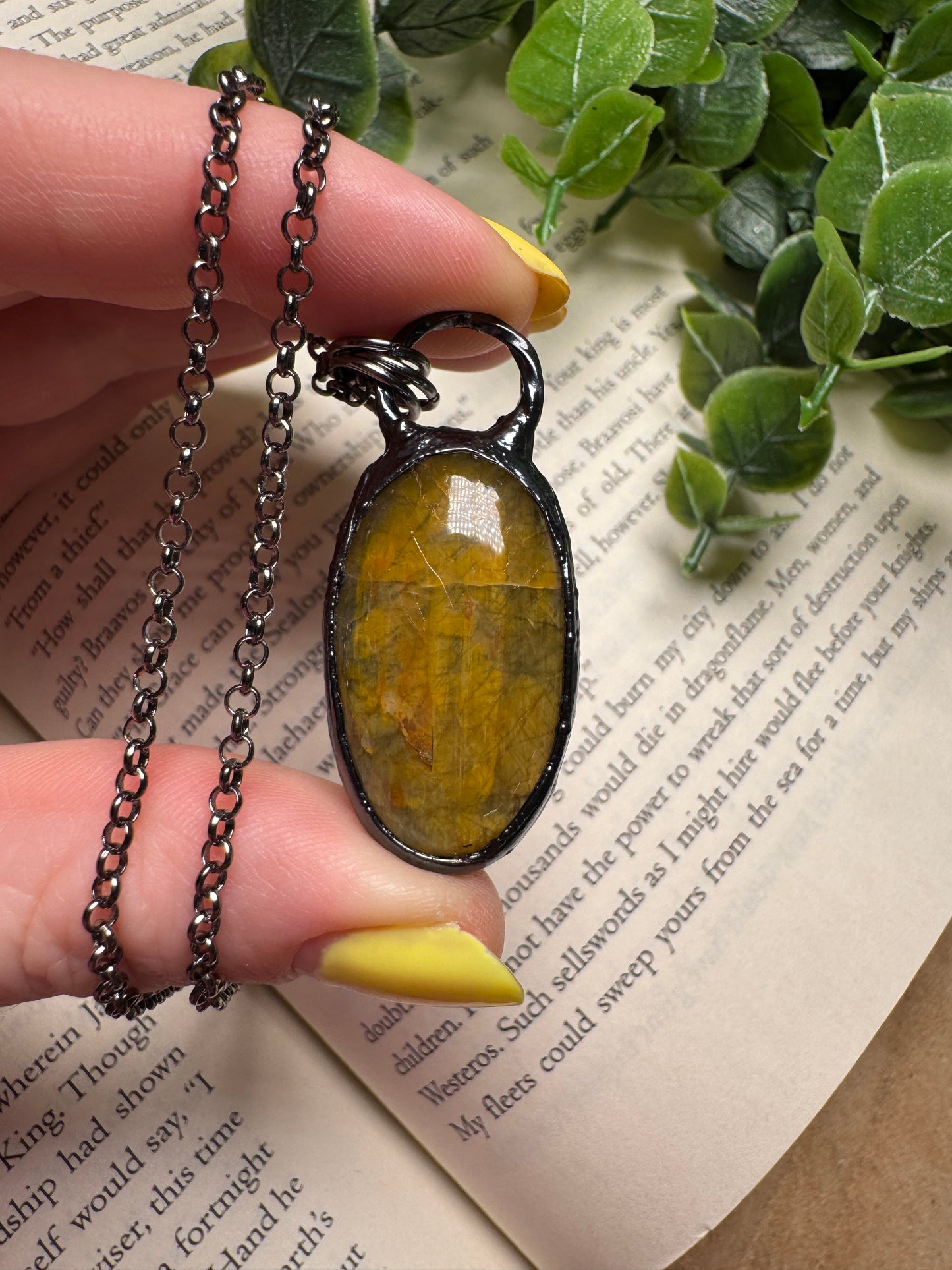 Golden Tigers Eye Necklace