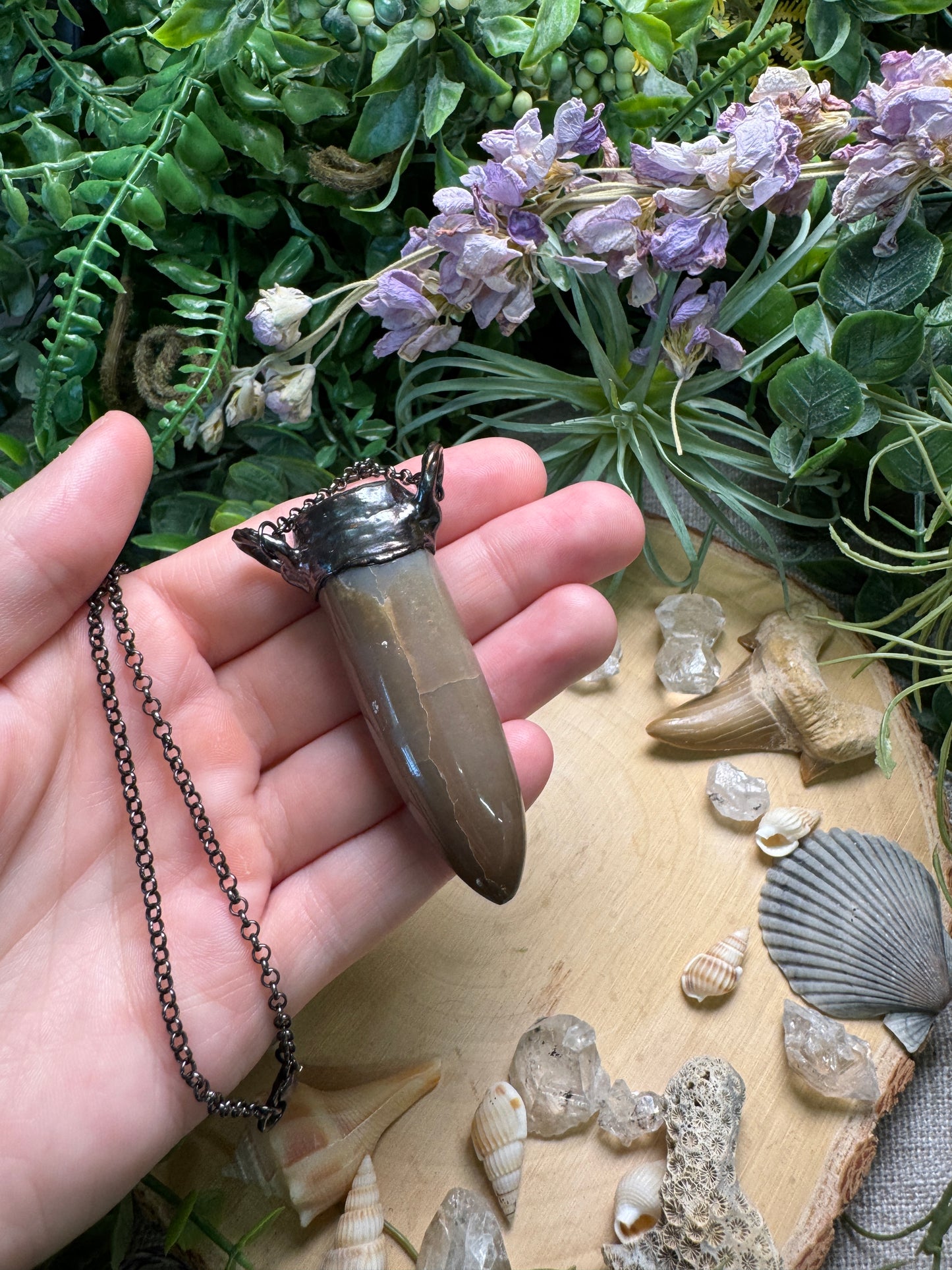 Fossilized Squid Necklace