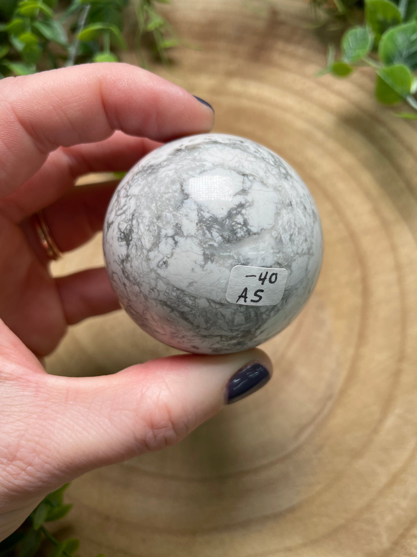 Howlite Sphere