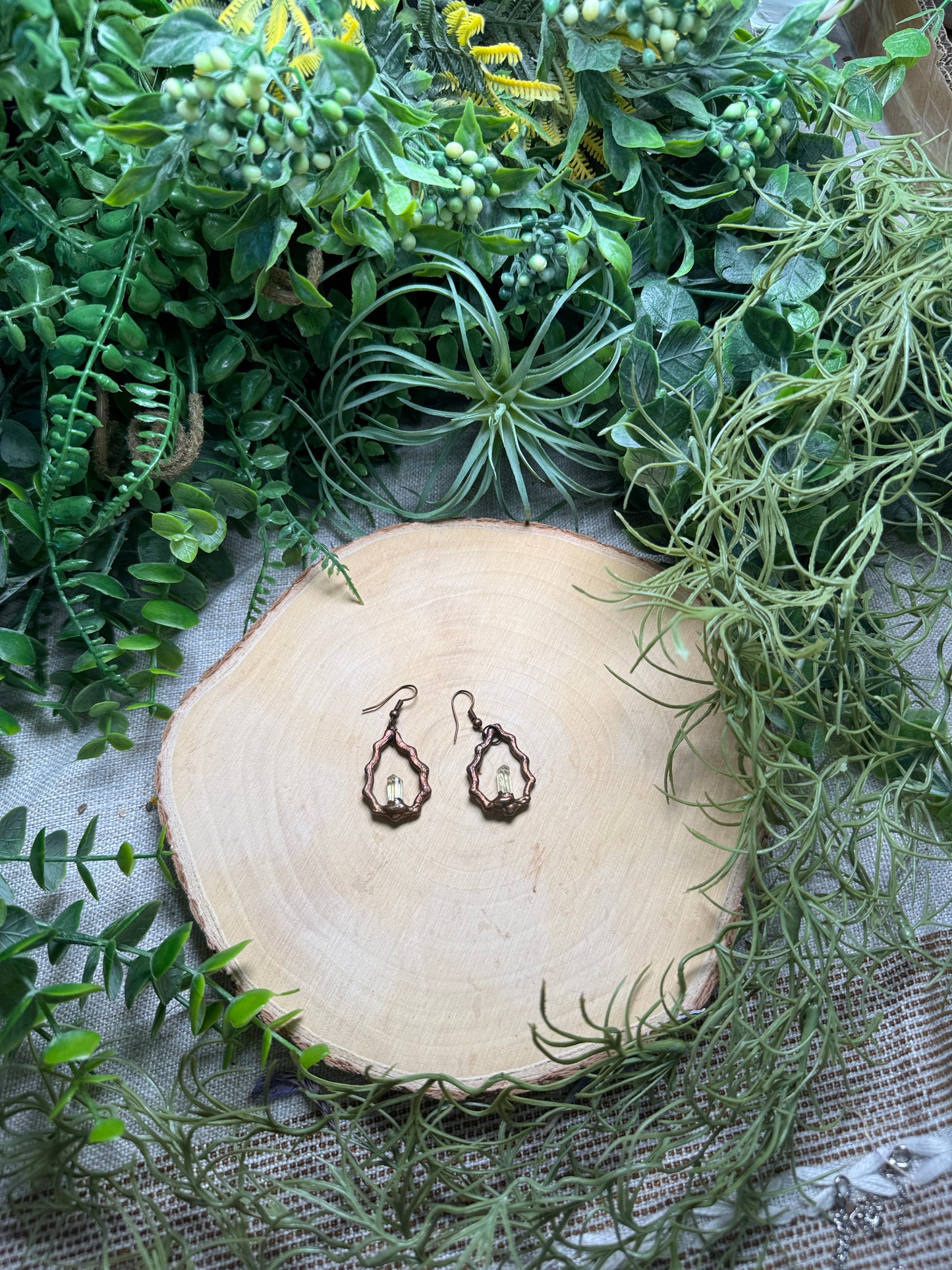 Golden Apatite Earrings