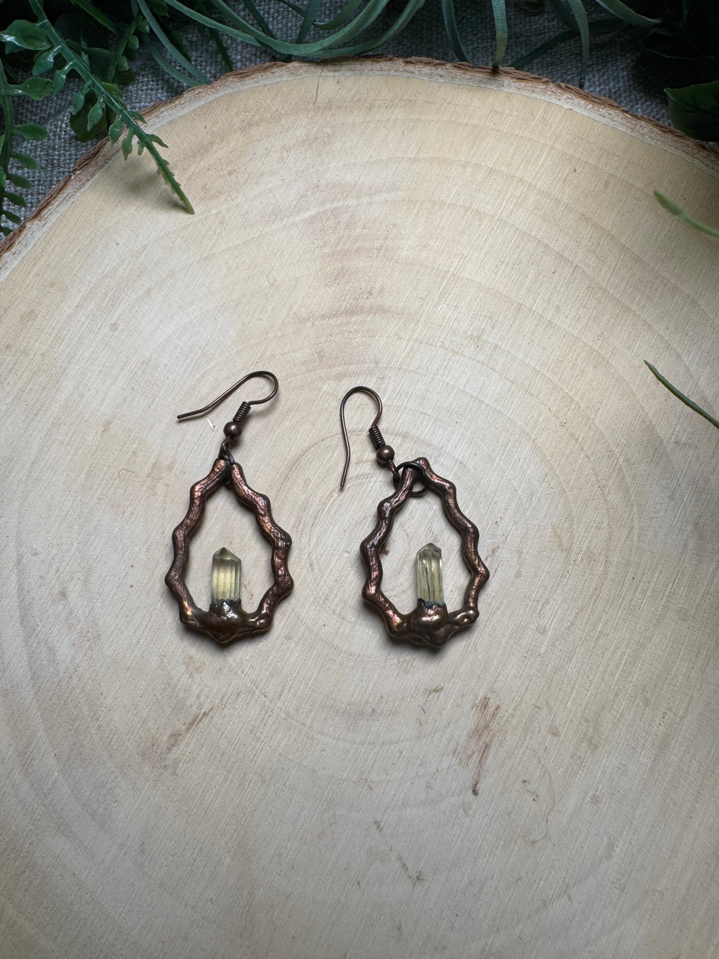 Golden Apatite Earrings
