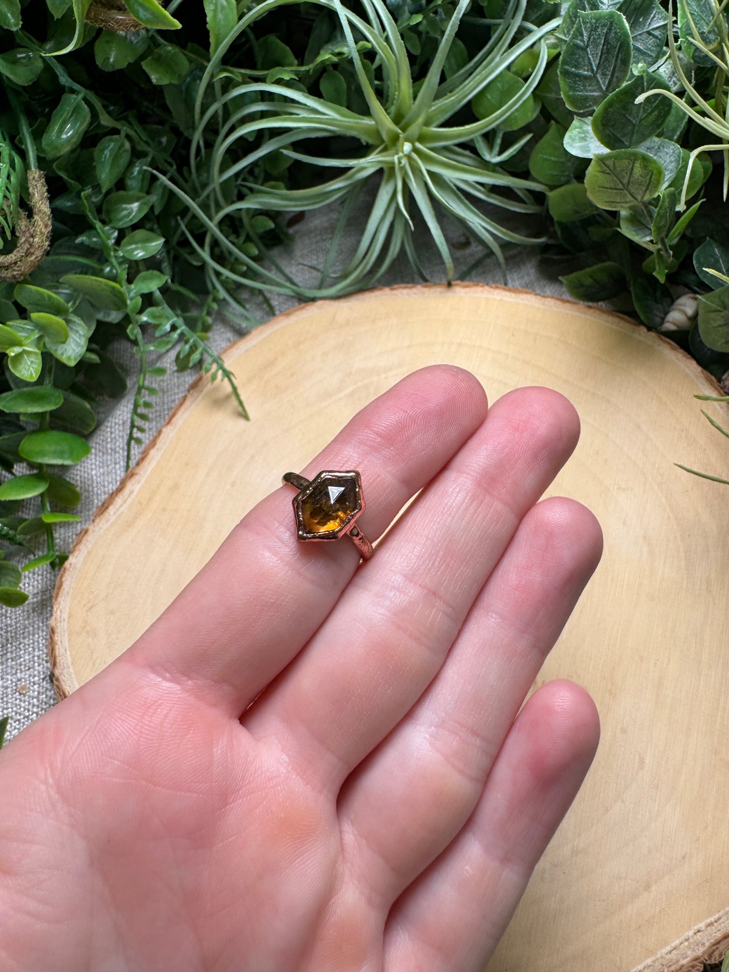 Citrine Ring Size 4