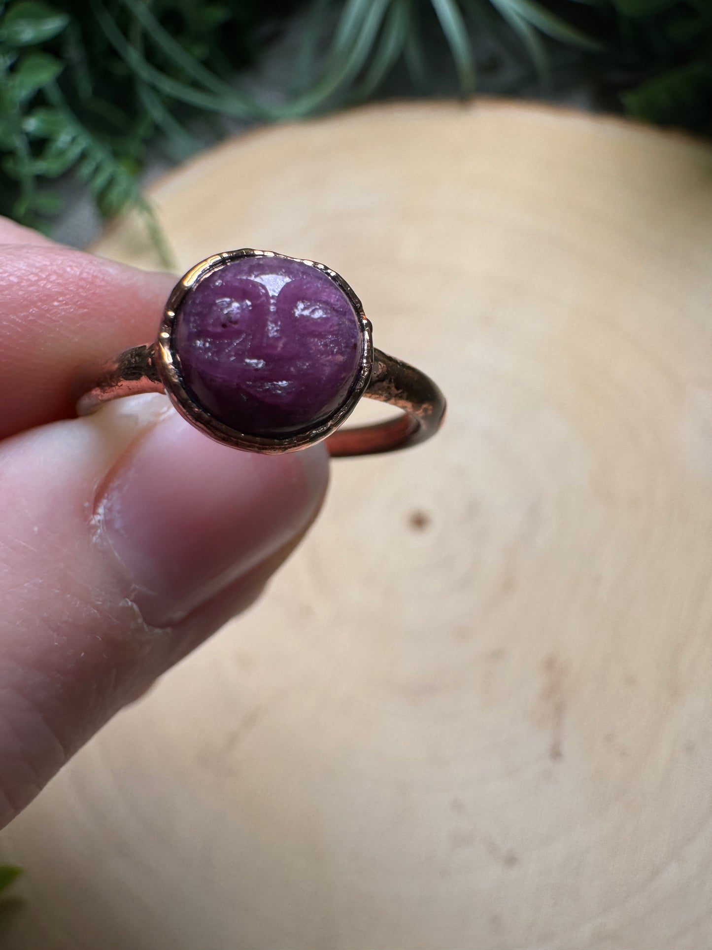 Ruby Goddess Ring Size 7
