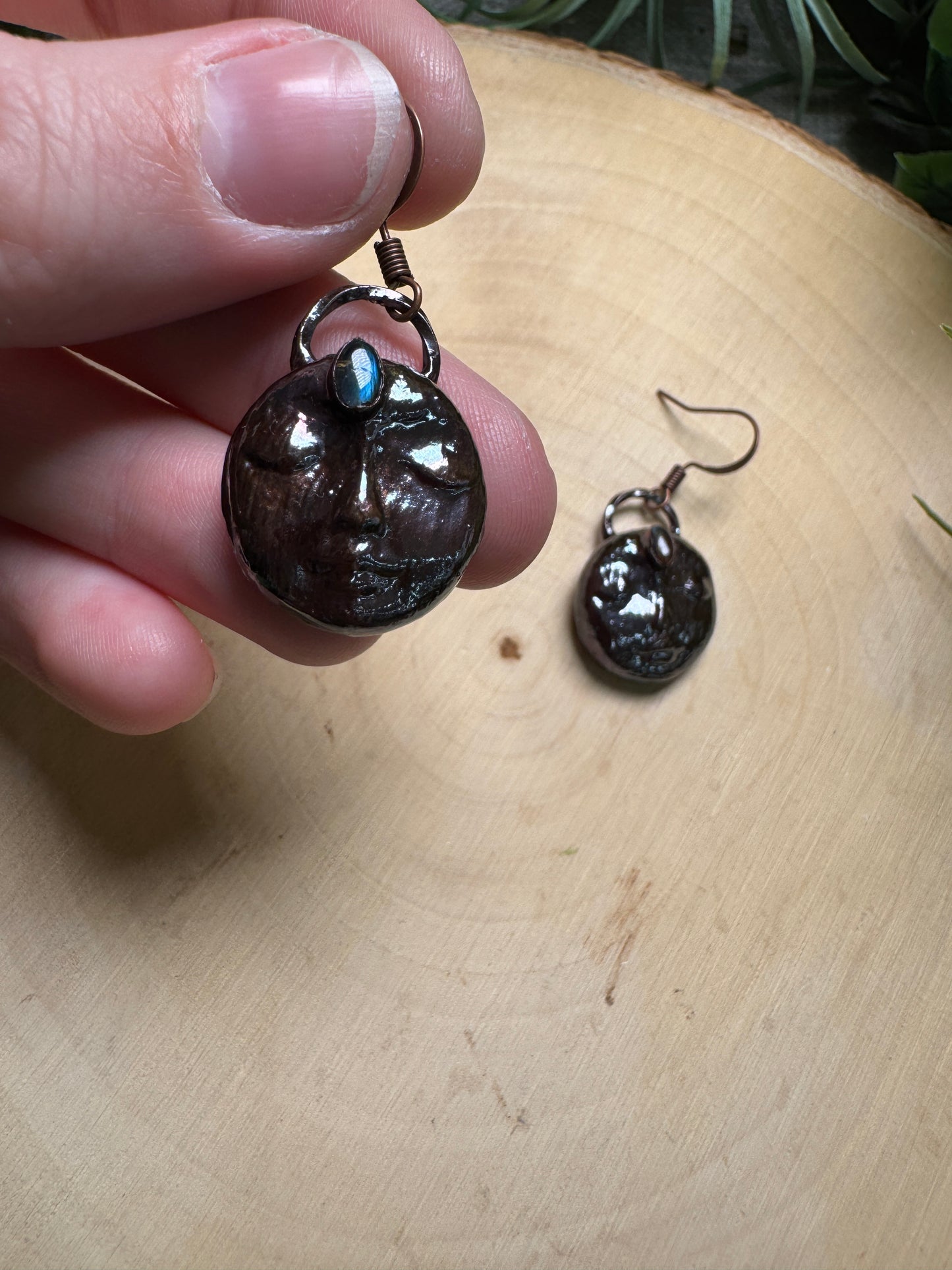 Lillian- Labradorite Goddess Earrings