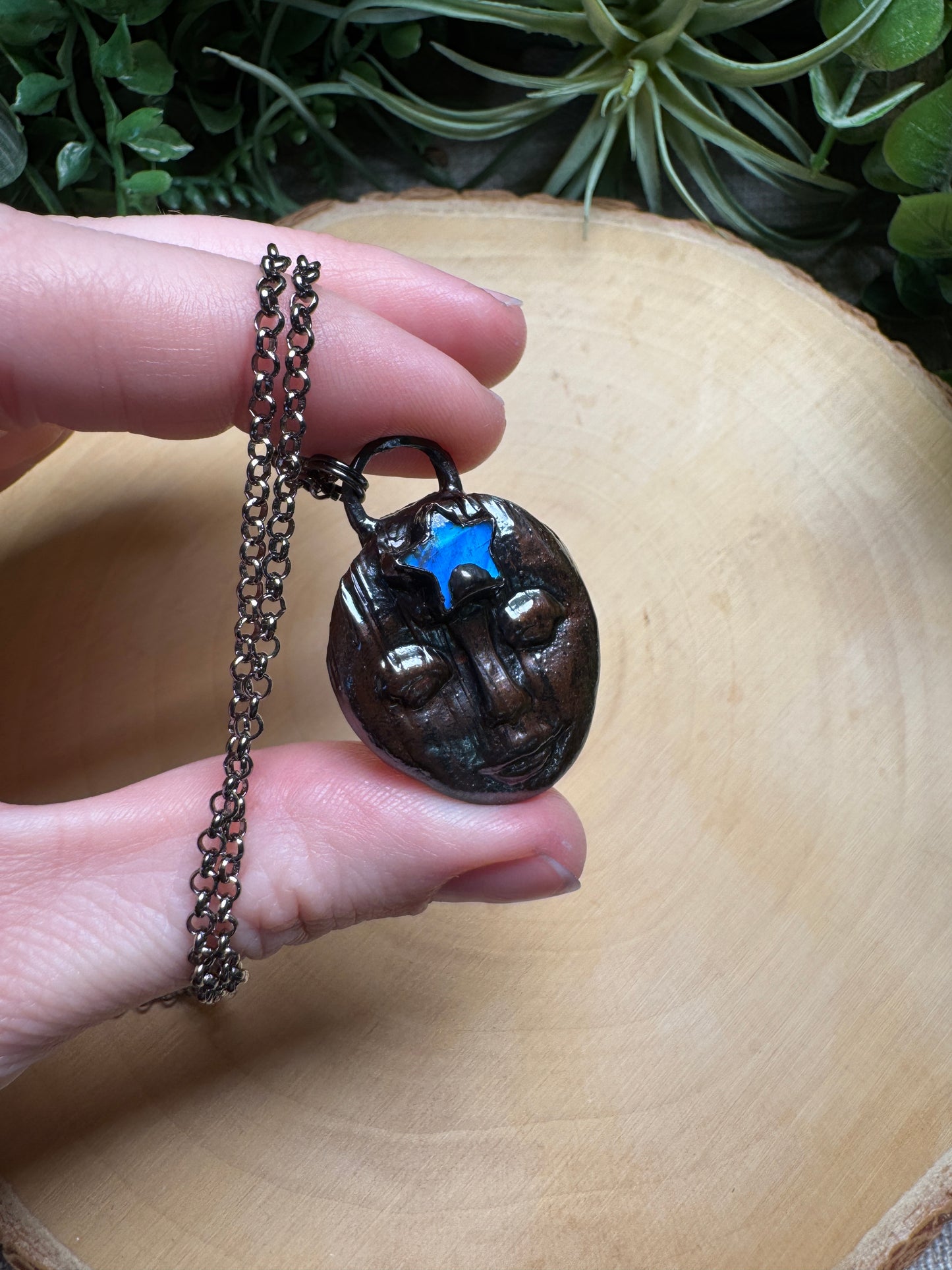 Gianna- Moonstone Goddess Necklace