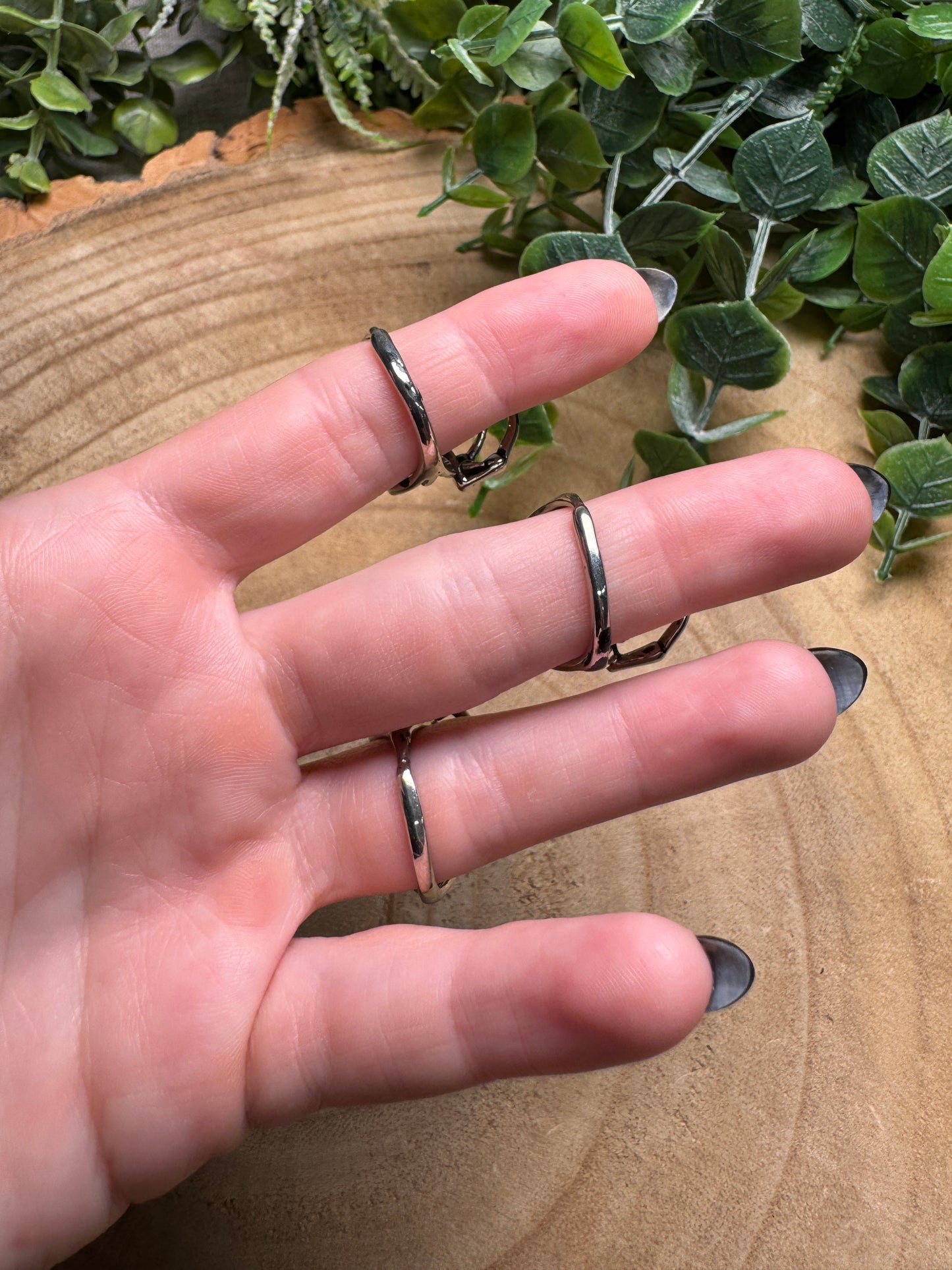 Moonstone Spider Ring Adjustable