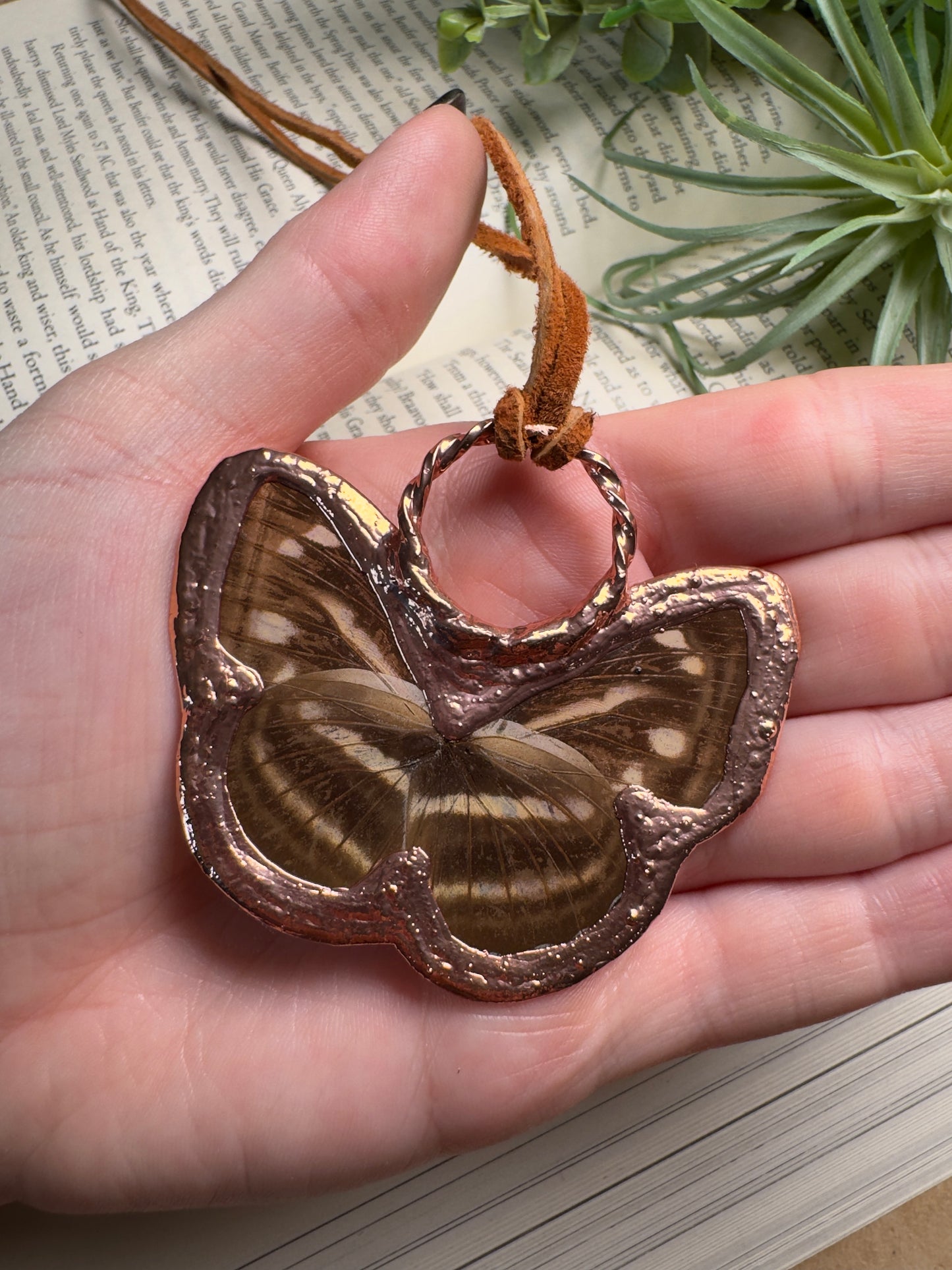 Labradorite Butterfly Necklace