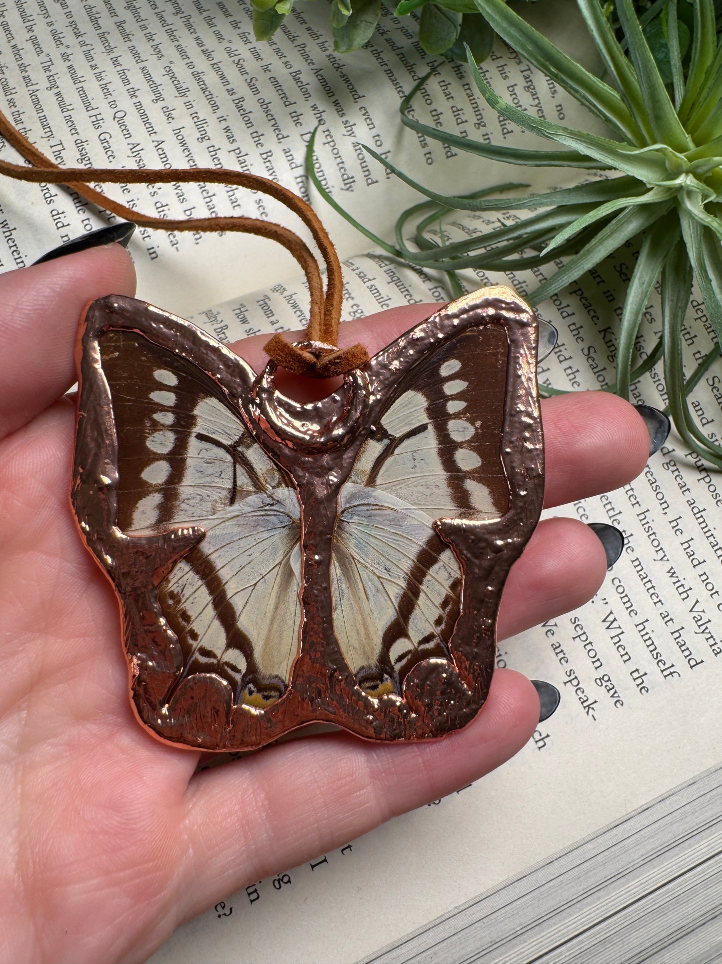 Labradorite Butterfly Necklace