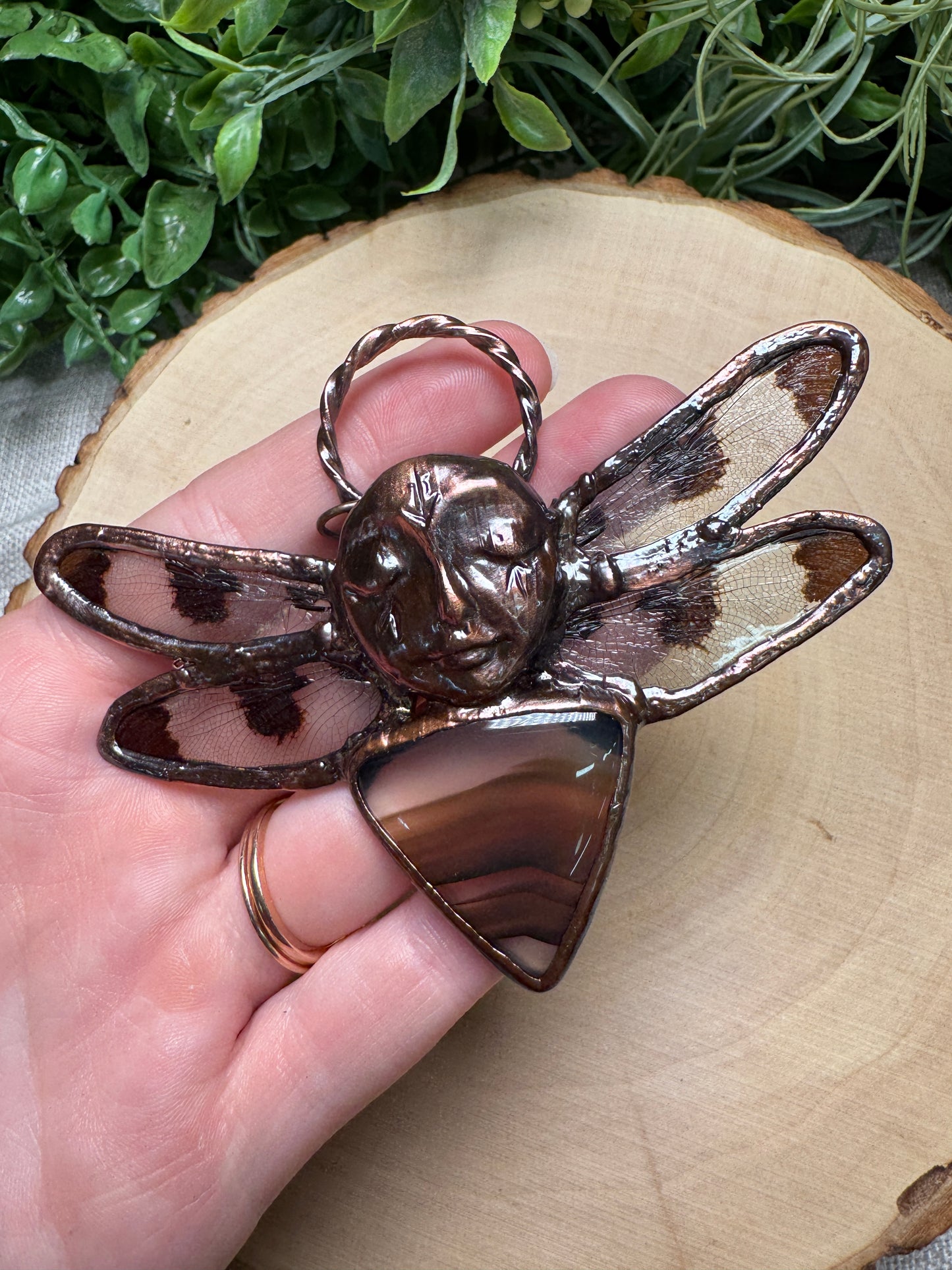 Darlene- Dragonfly Goddess Necklace