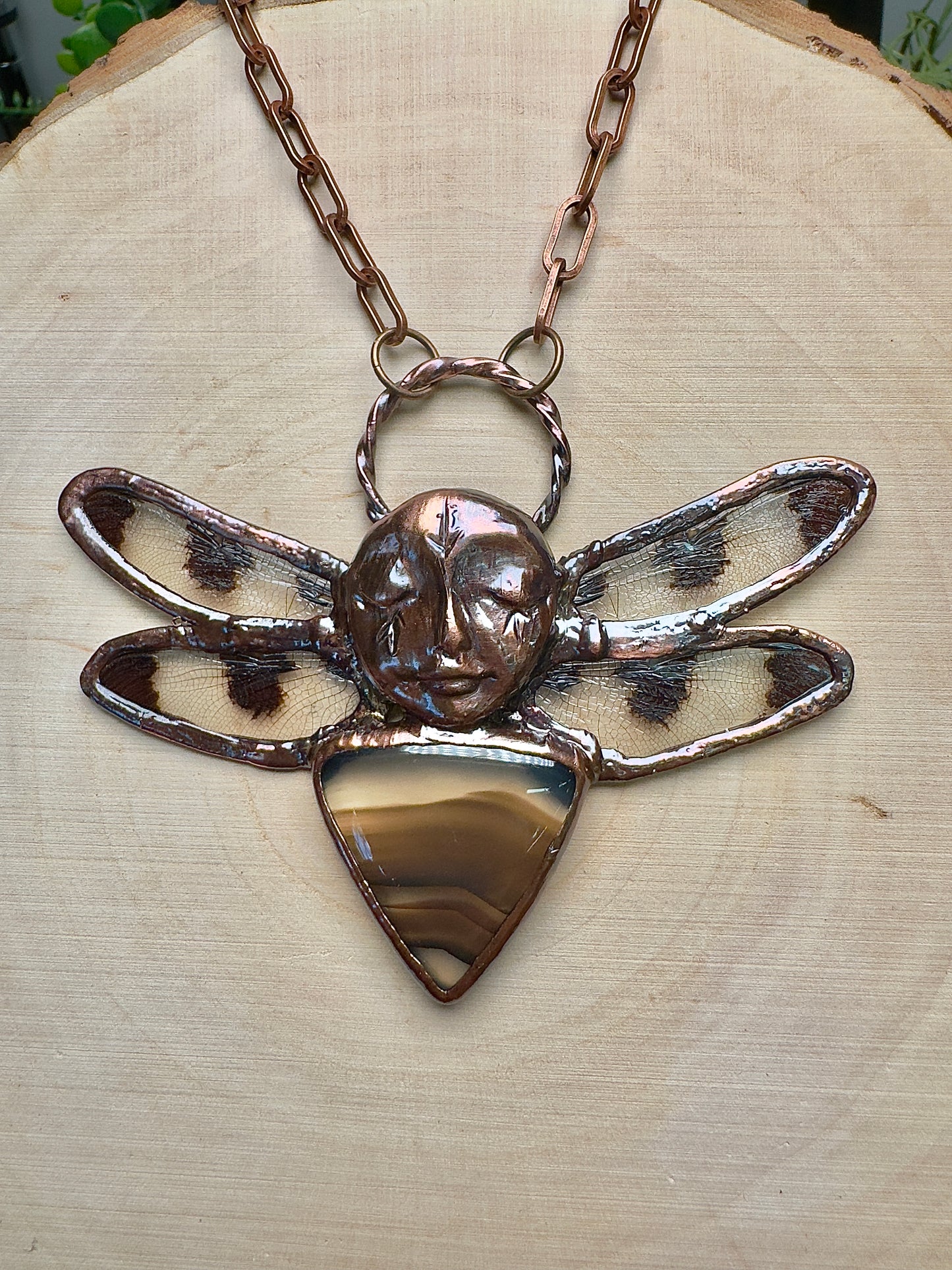 Darlene- Dragonfly Goddess Necklace