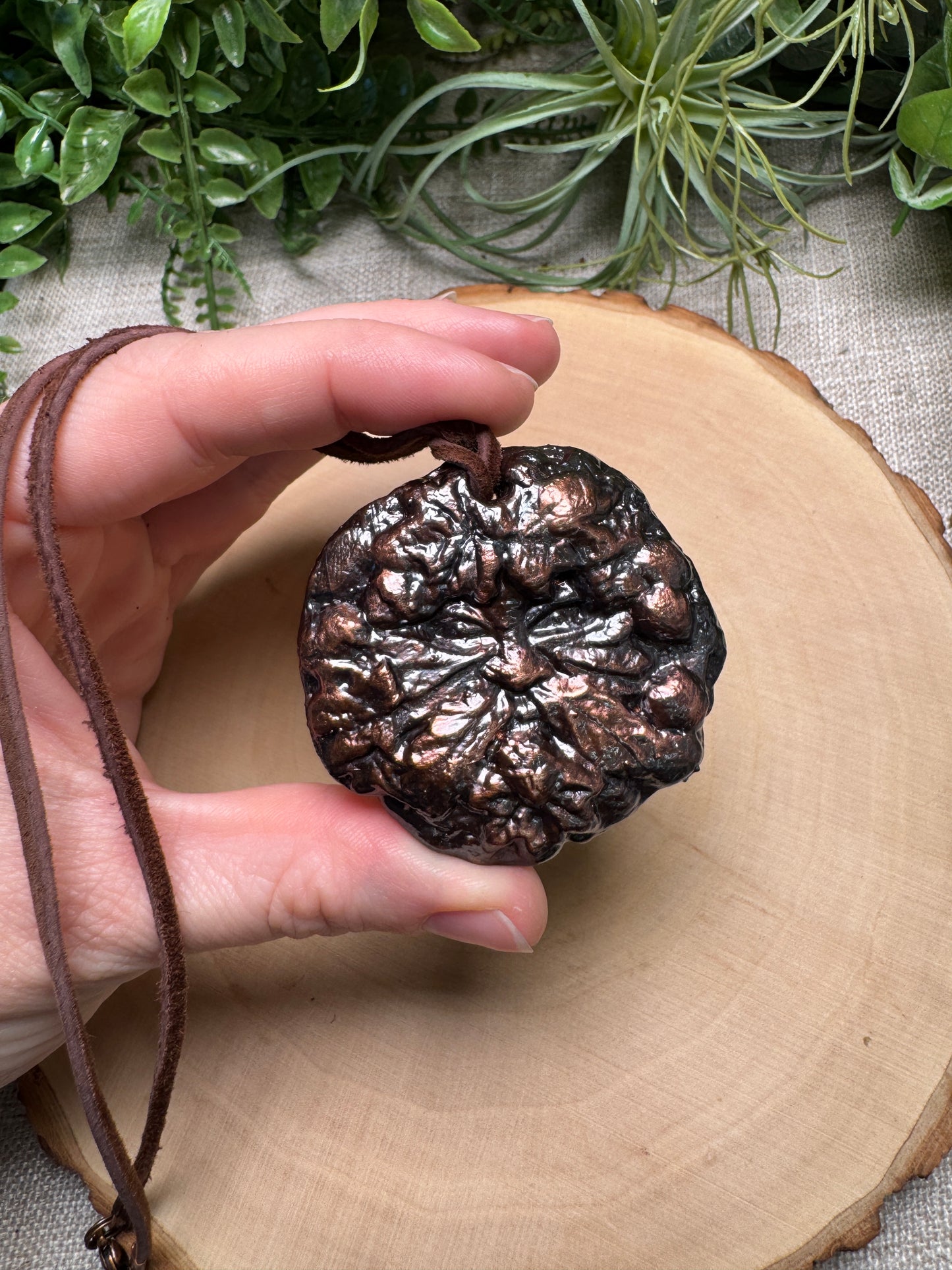 Green Man Necklace