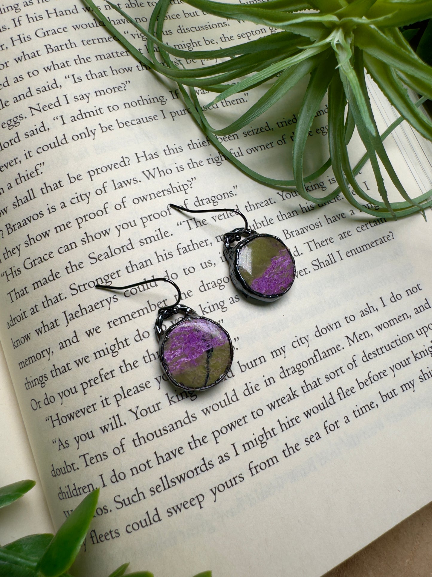 Jasper Dangle Earrings