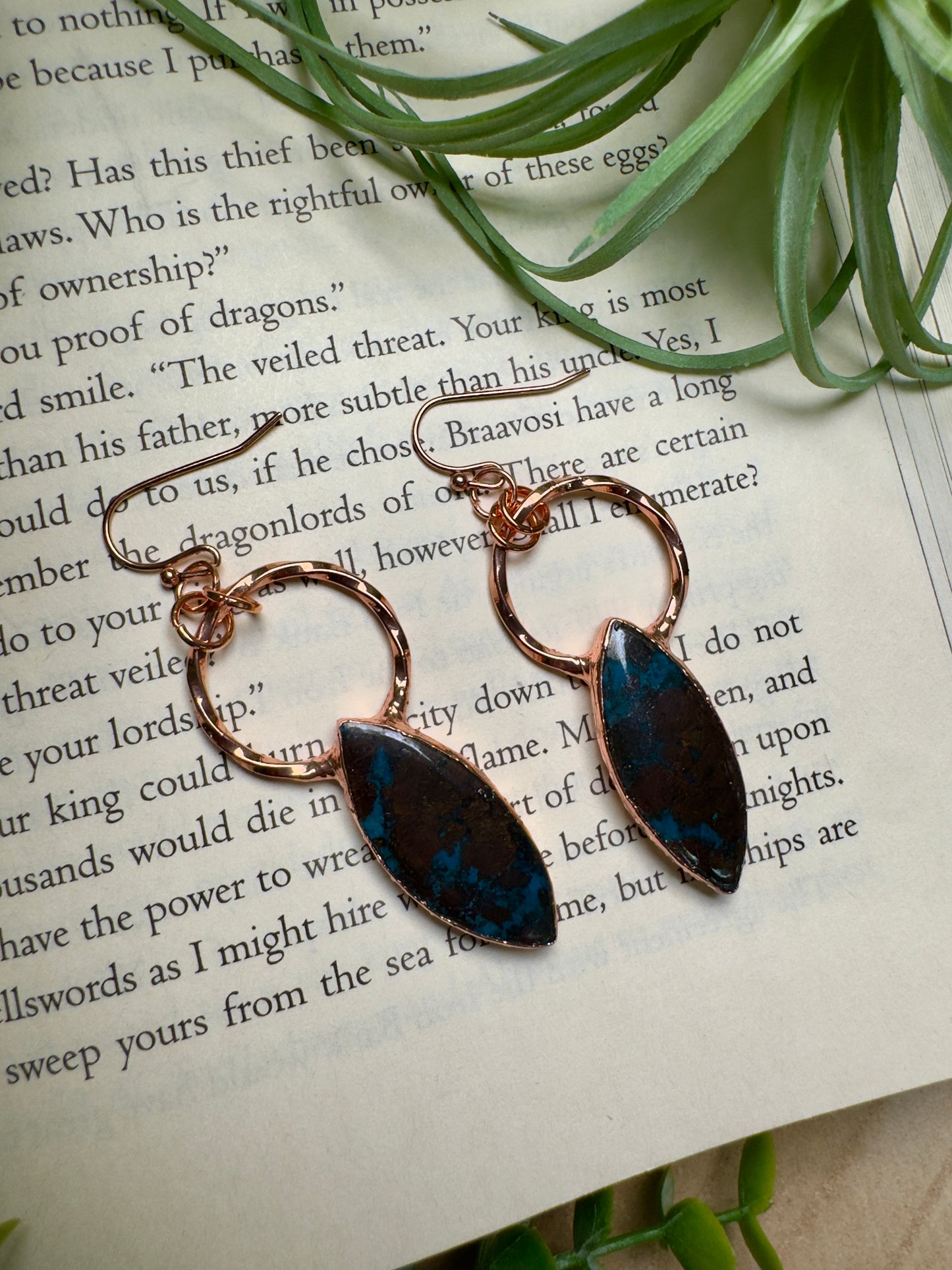Pyrite Mix Dangle Earrings