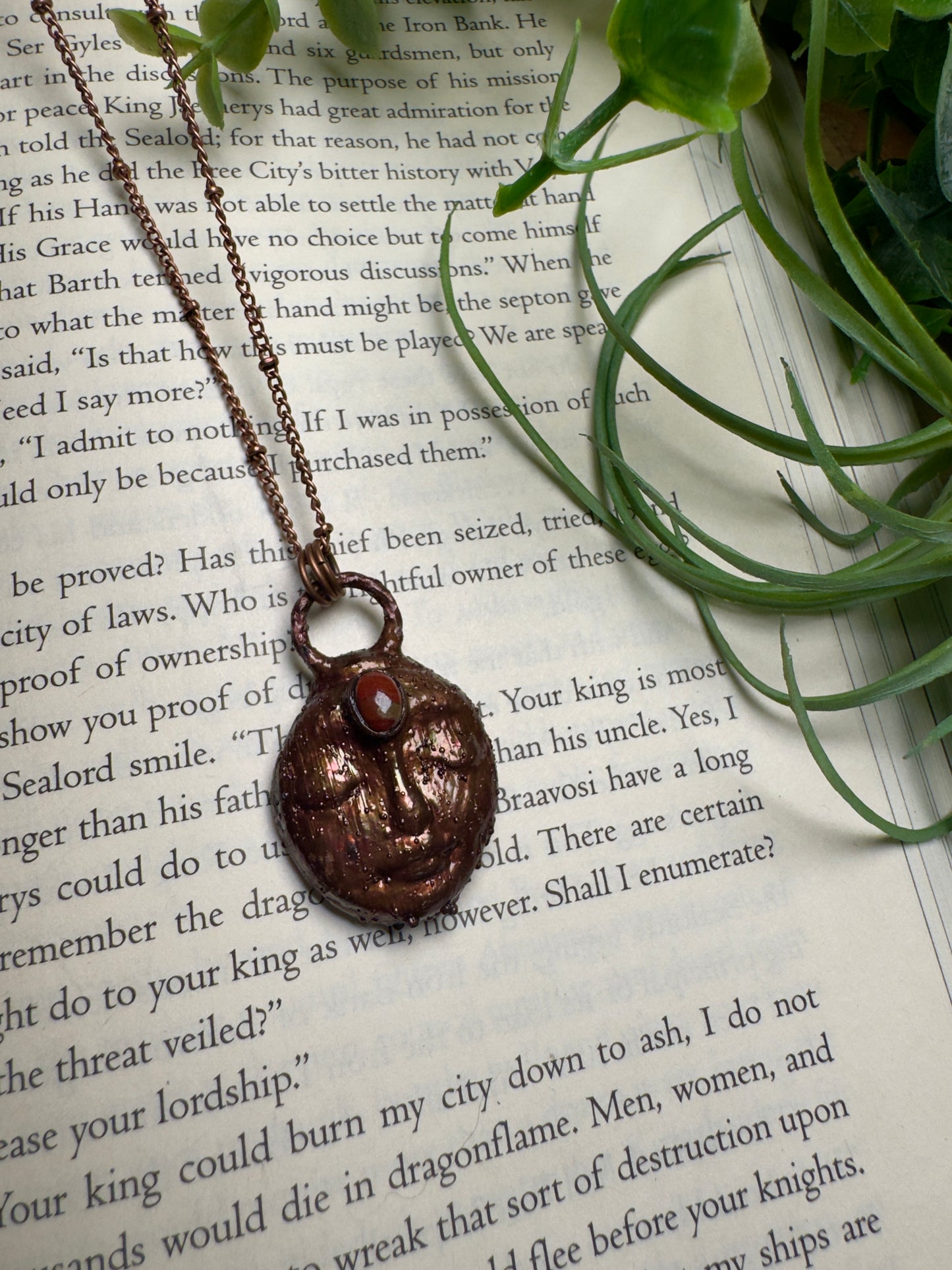 Red Jasper Goddess Necklace