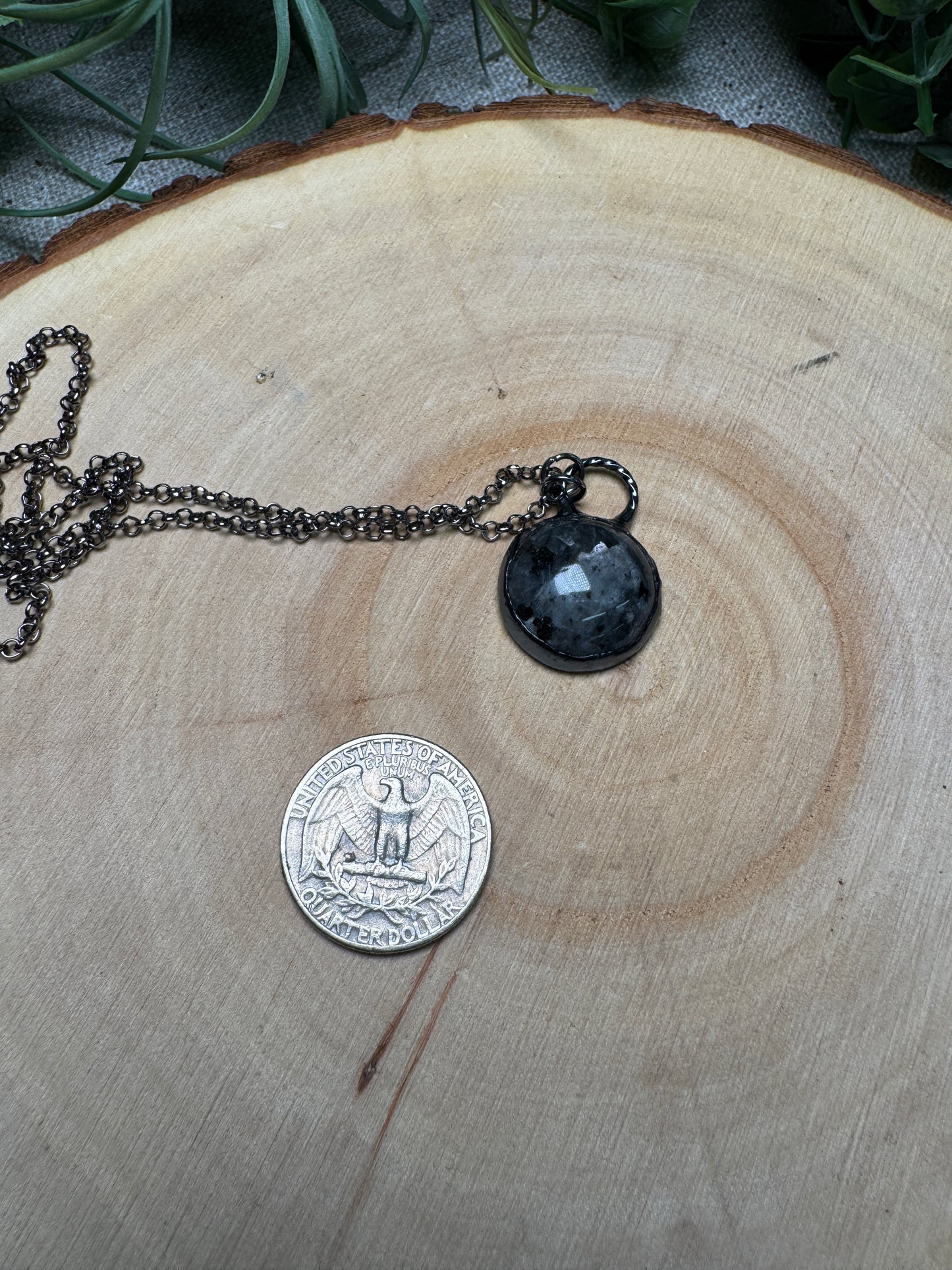 Larvikite Necklace