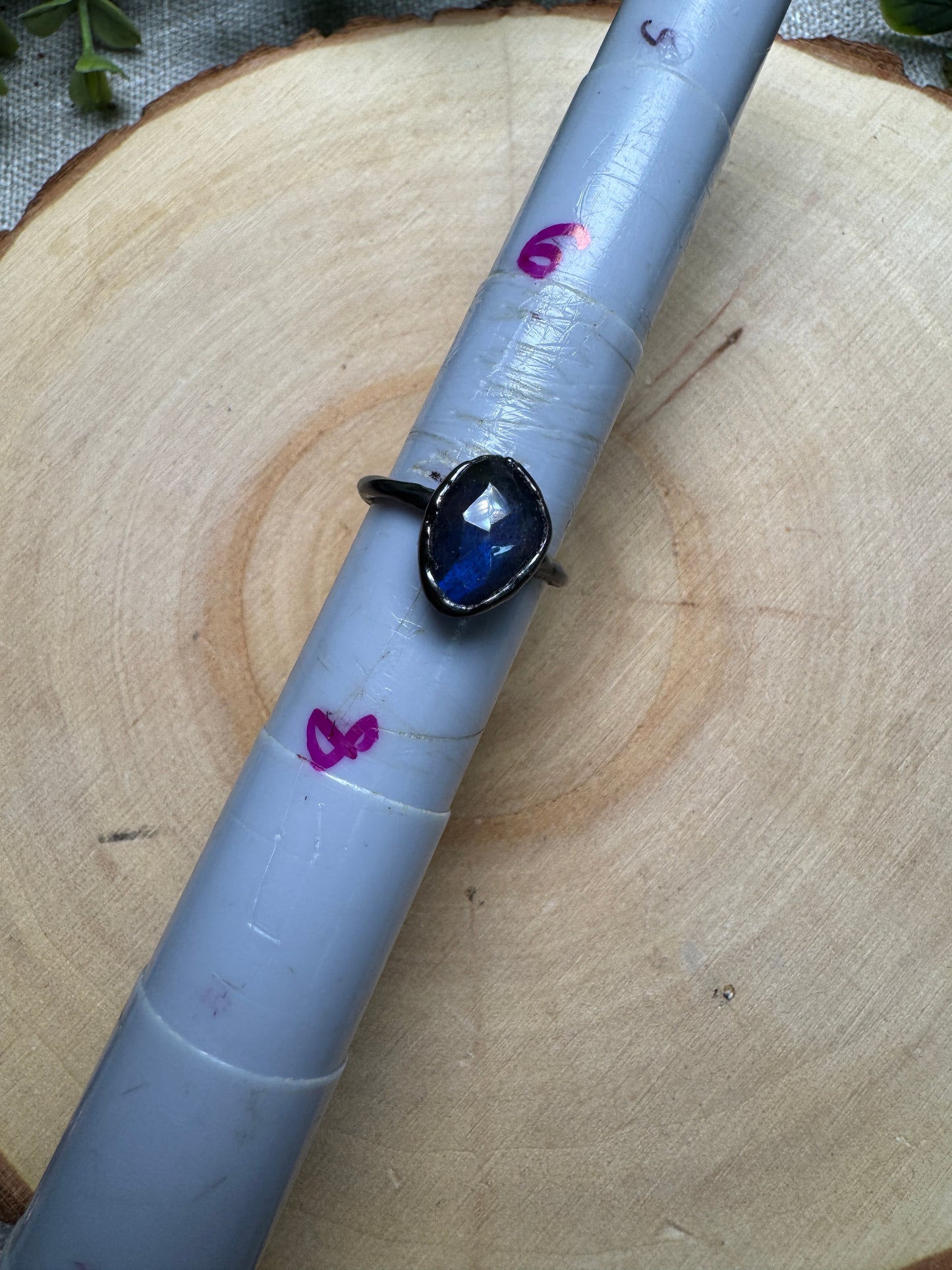 Labradorite Ring Size 7