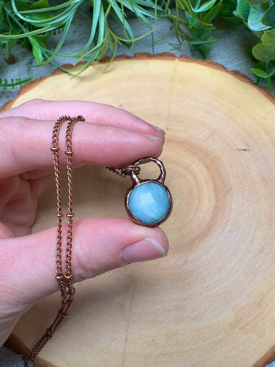Amazonite Necklace | Copper Ashes