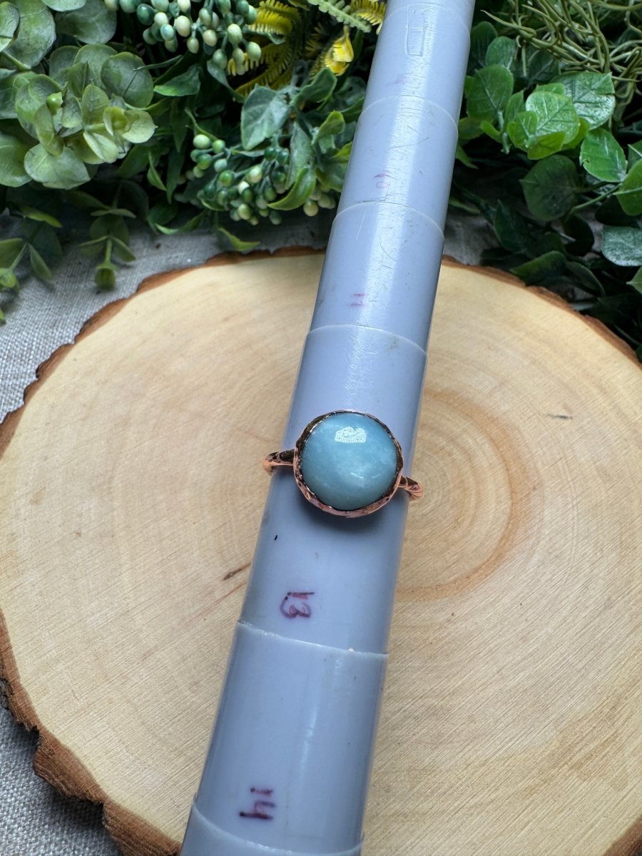 Amazonite Ring Size 12 | Copper Ashes