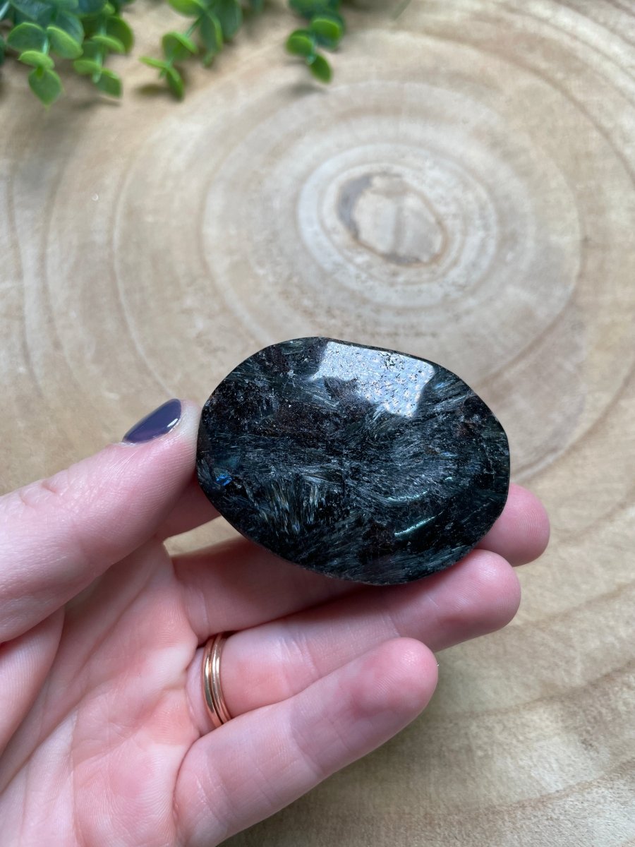 Astrophyllite Palm Stone | Copper Ashes