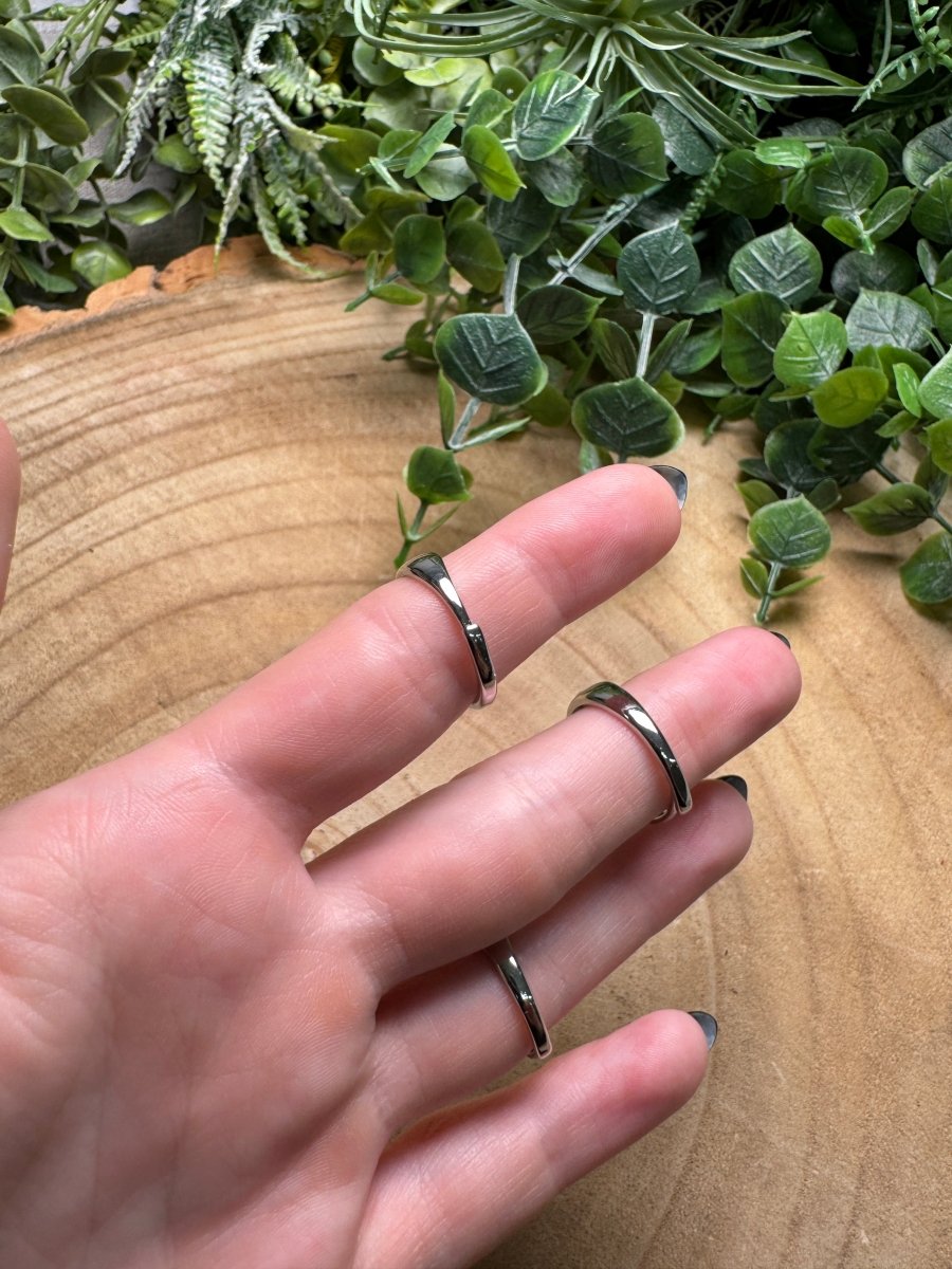 Aura Glass Ring Adjustable | Copper Ashes